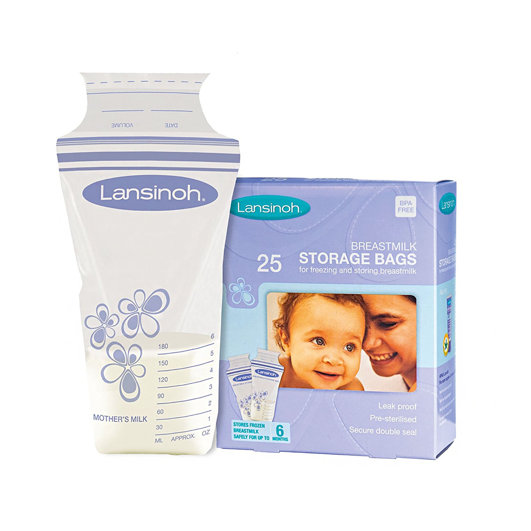 Lansinoh® Breast Milk Storage Bag, 6-ounce capacity