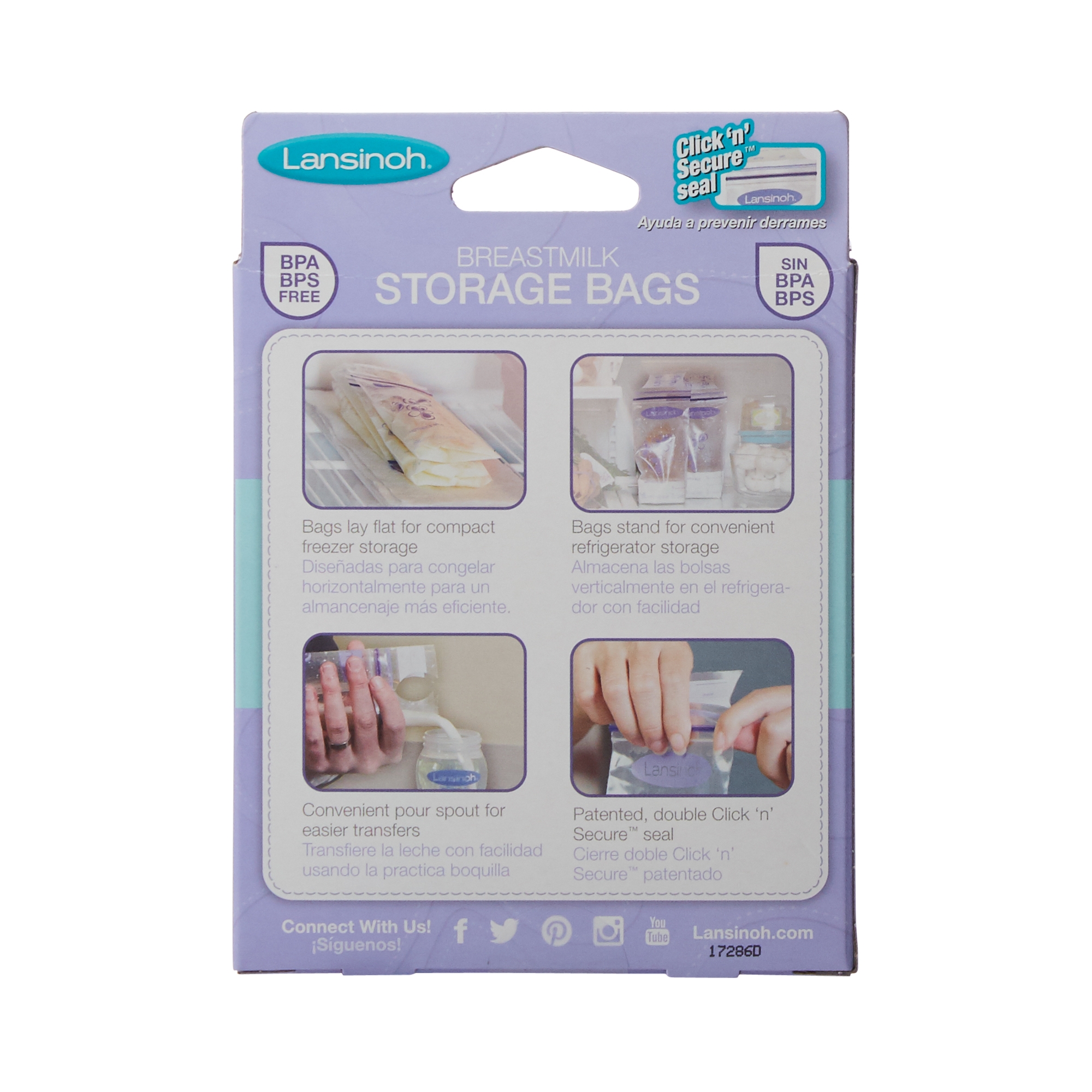 Lansinoh® Breast Milk Storage Bag, 6-ounce capacity - Image 3