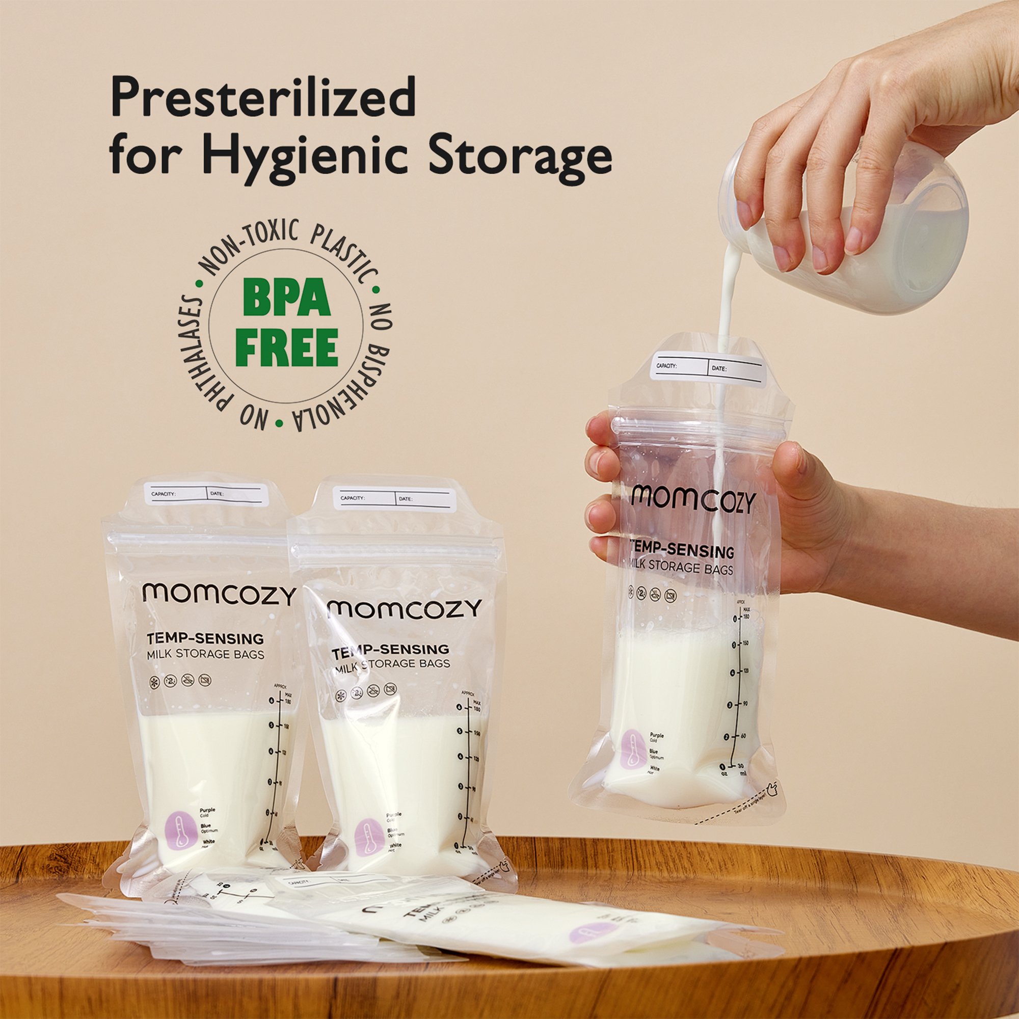 Momcozy Breast Milk Storage Bag, 6-ounce capacity - Image 9