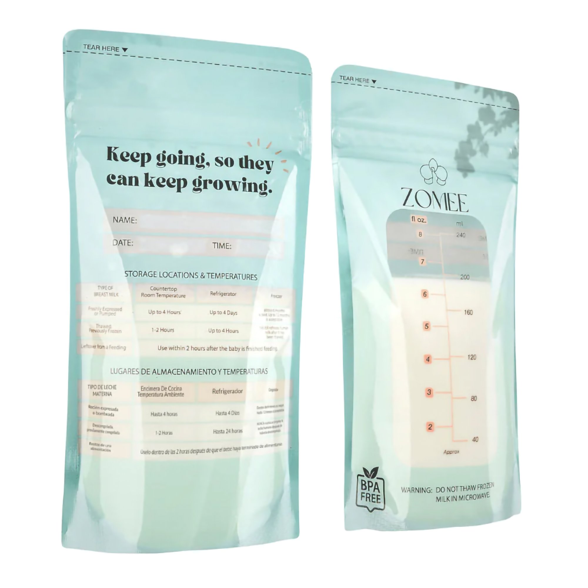 Zomee Breast Milk Storage Bag - Image 3