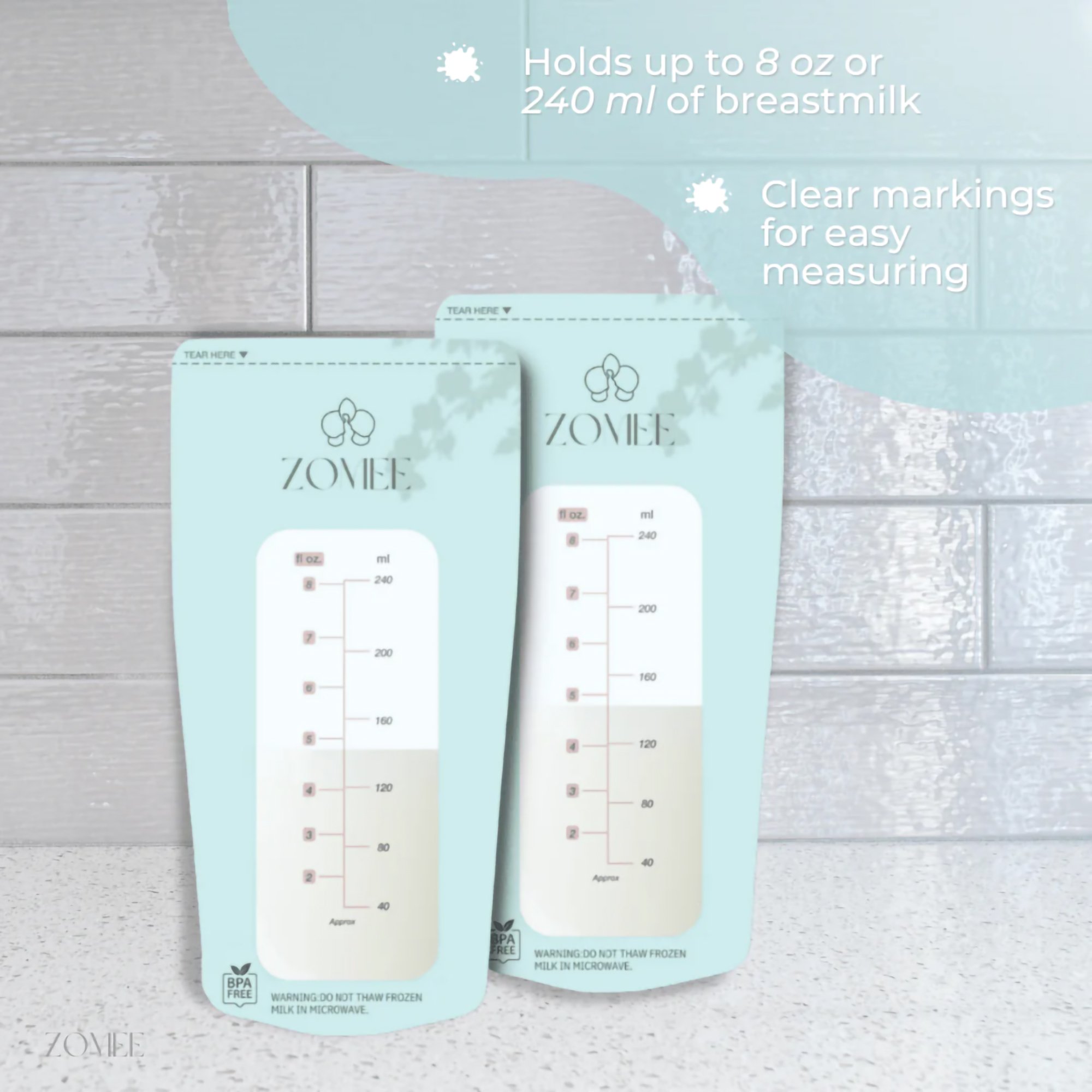 Zomee Breast Milk Storage Bag - Image 6