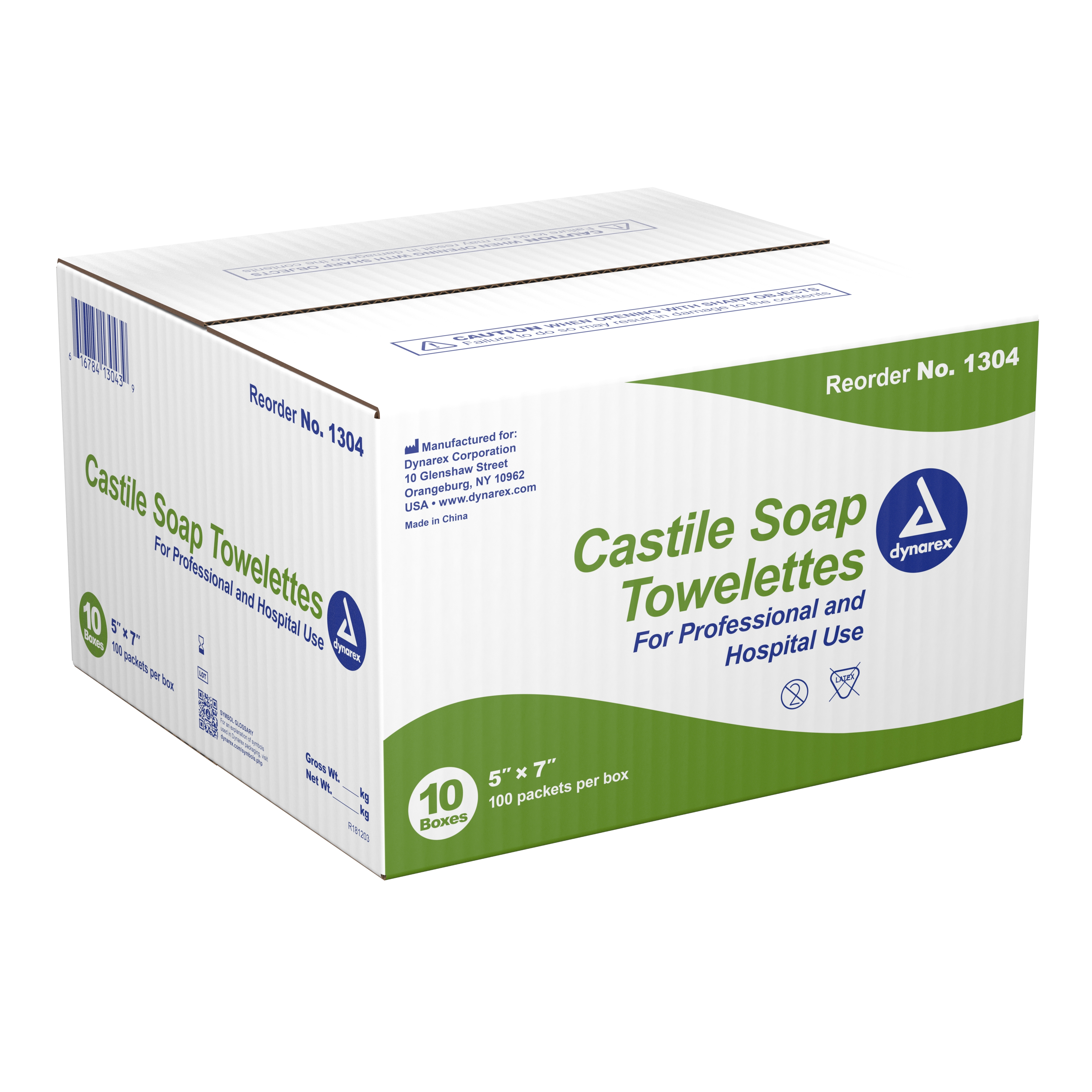 dynarex® Scented Castile Soap Towelettes, Individual Packets - Image 3