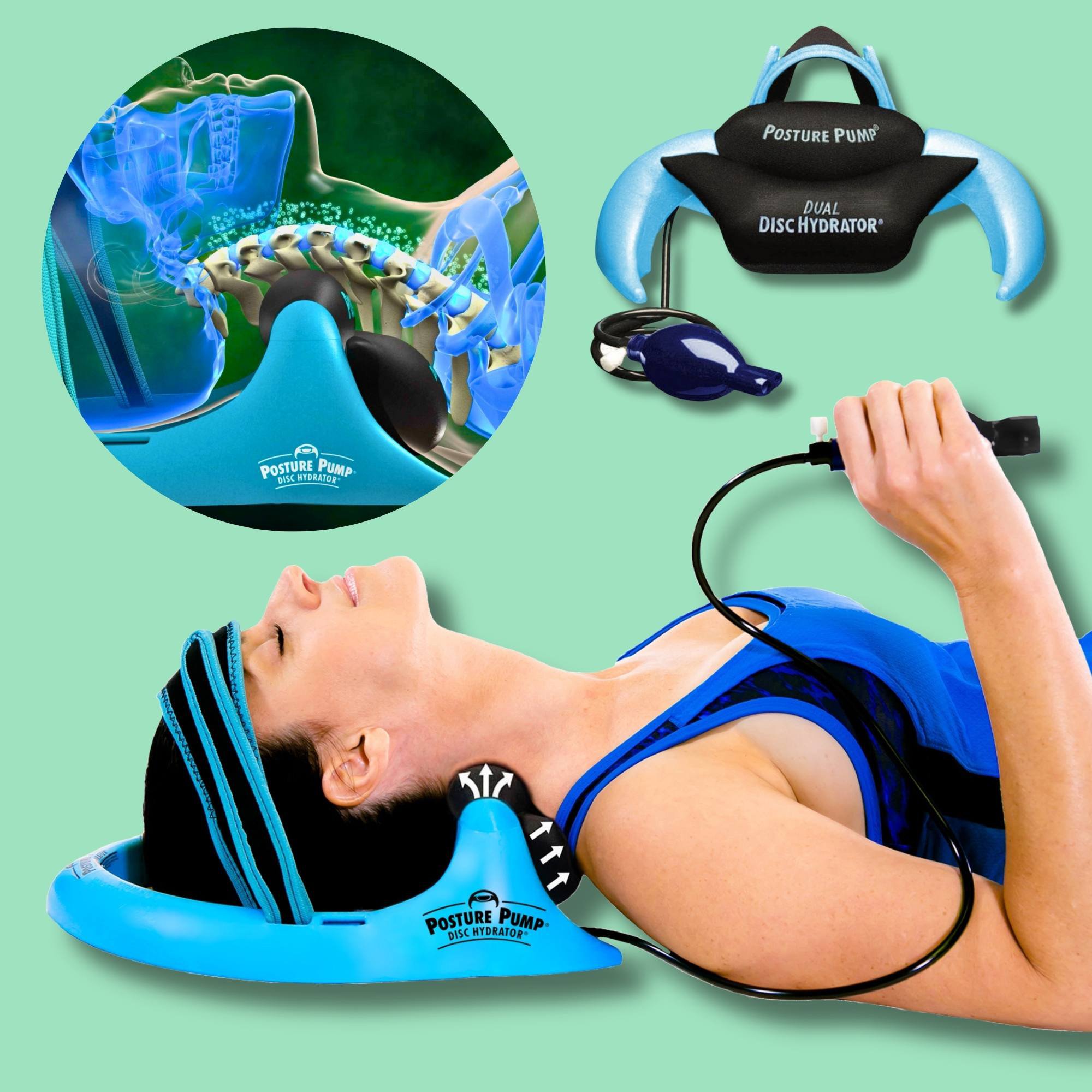 Posture Pump® Cervical Dual Disc Hydrator® Cervical & Thoracic Traction - Image 4