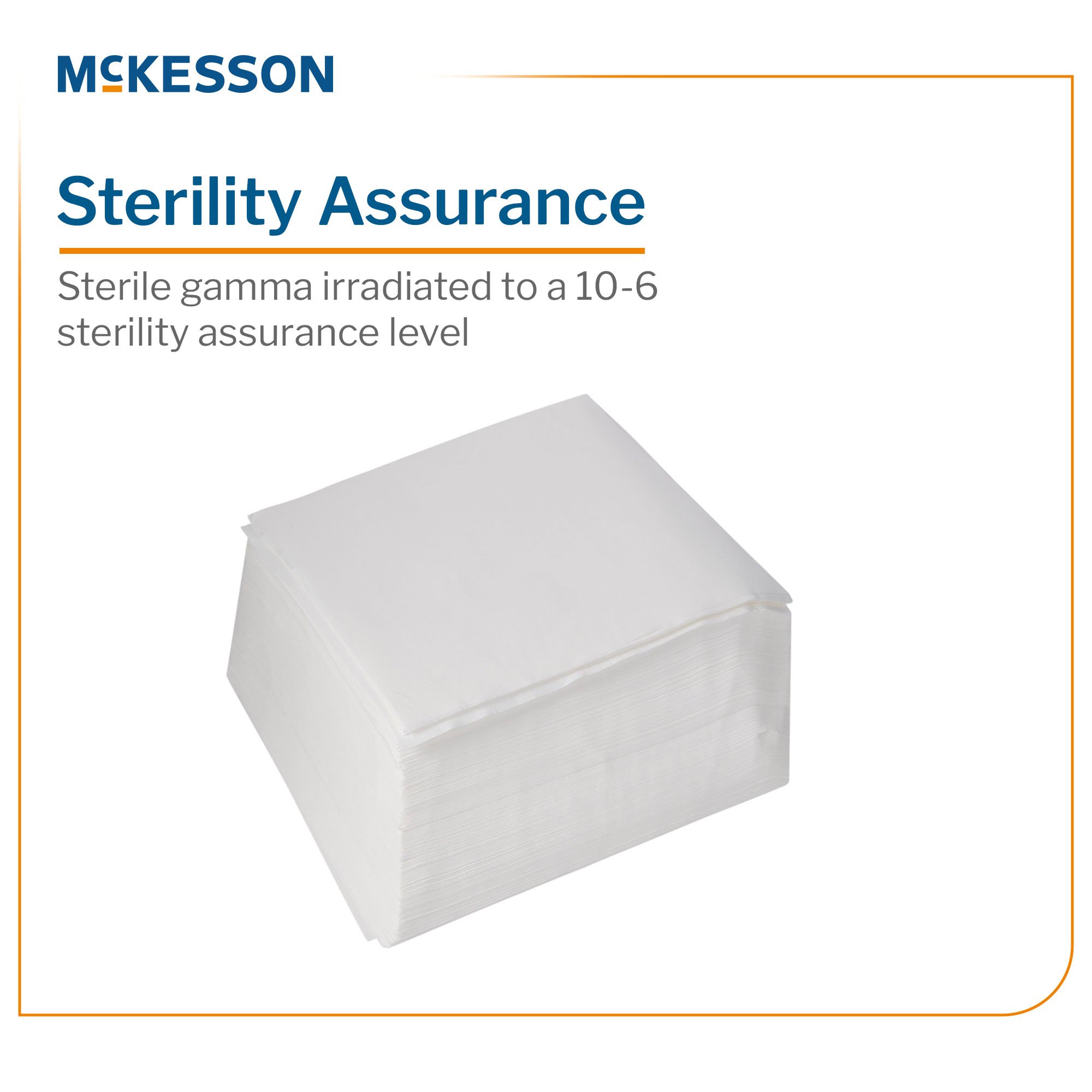 McKesson Dry Surface Wipe, 9 x 9 Inch - Image 2