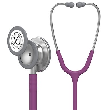 M Littmann® Classic III™ Monitoring Stethoscope, Plum, 27", Single Lumen 1-Tube