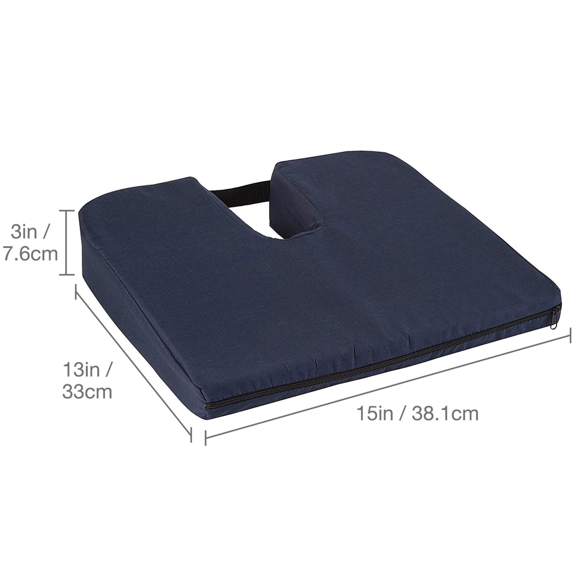 DMI® Coccyx Seat Cushion, Navy - Image 4