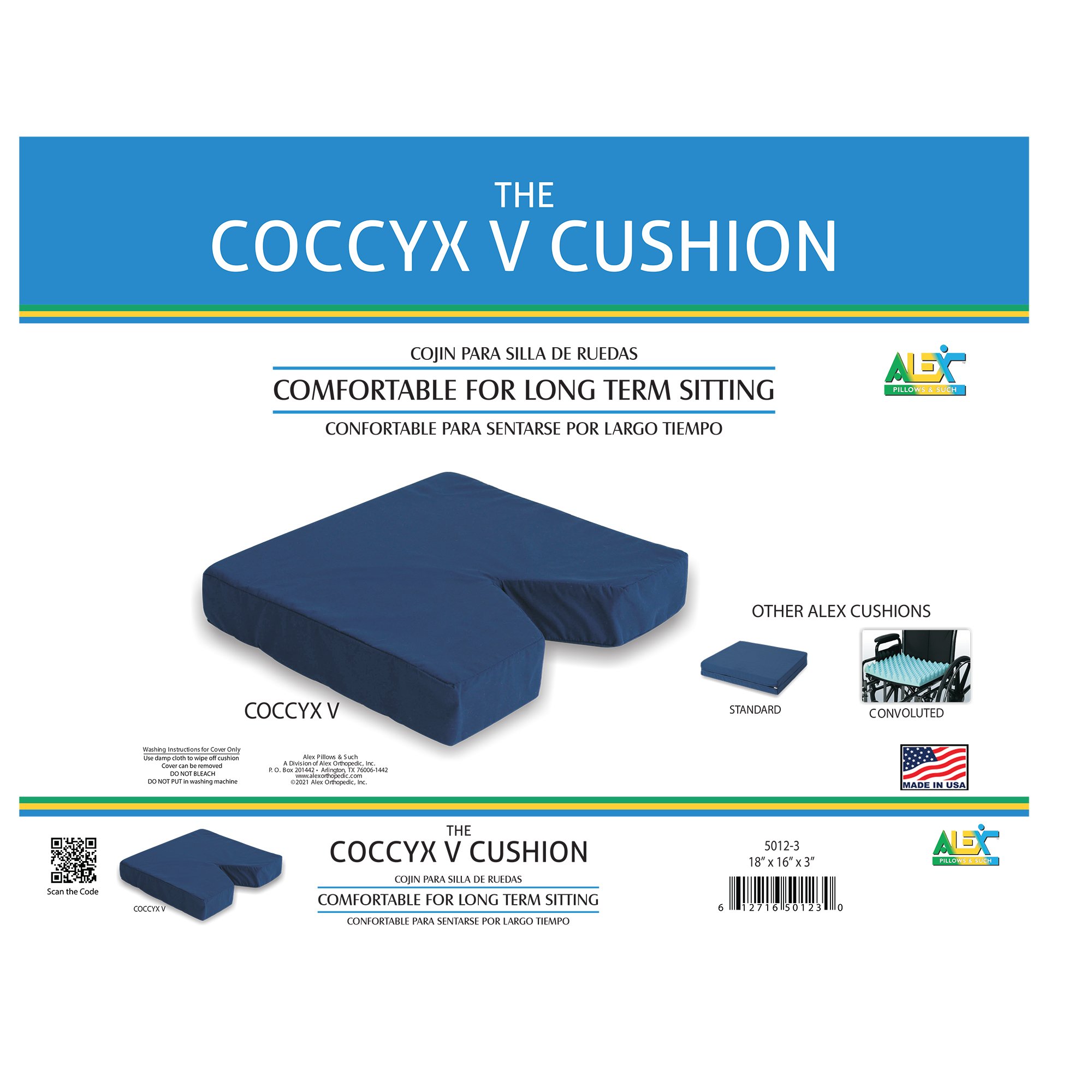 Hermell Products Coccyx Seat Cushion - Image 2