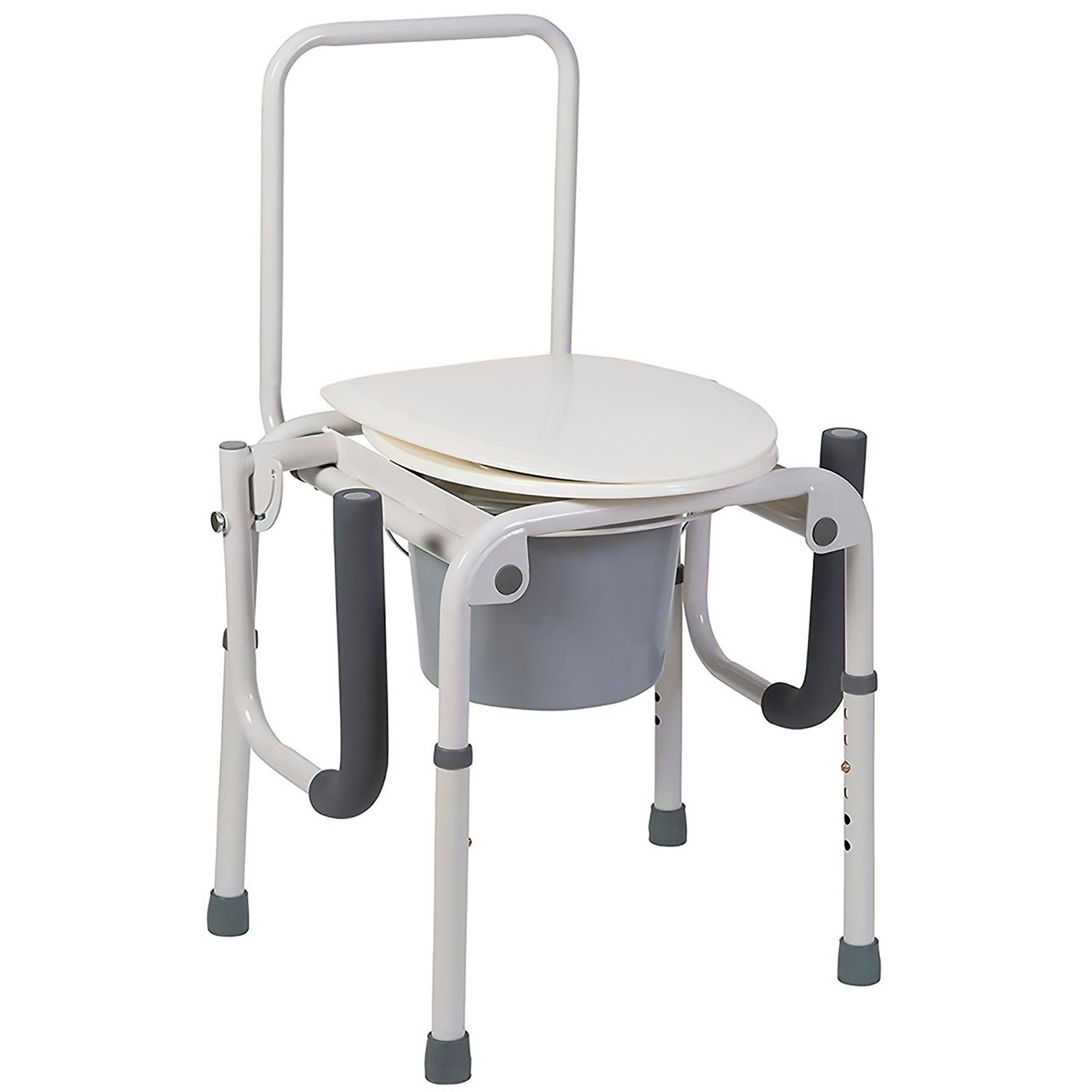 Mabis® Drop-Arm Steel Commode - Image 4