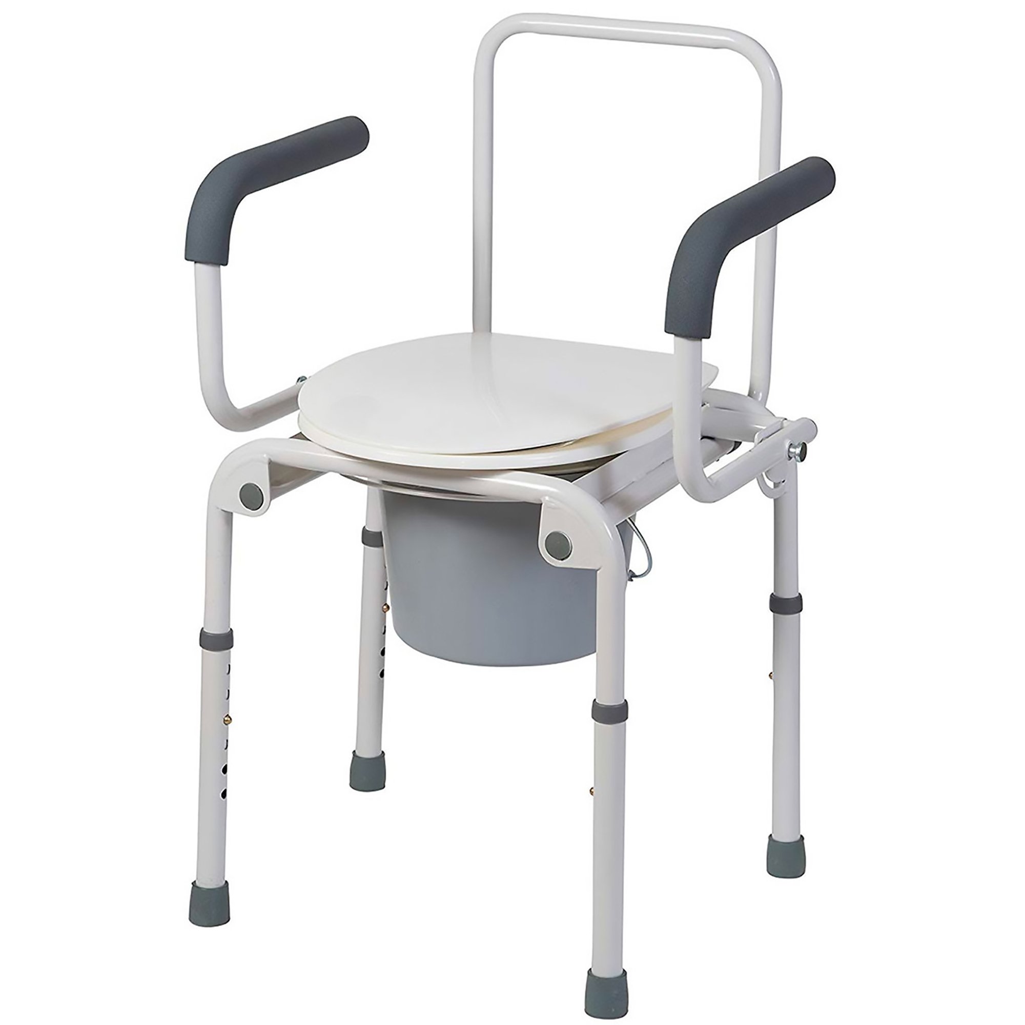 Mabis® Drop-Arm Steel Commode - Image 6