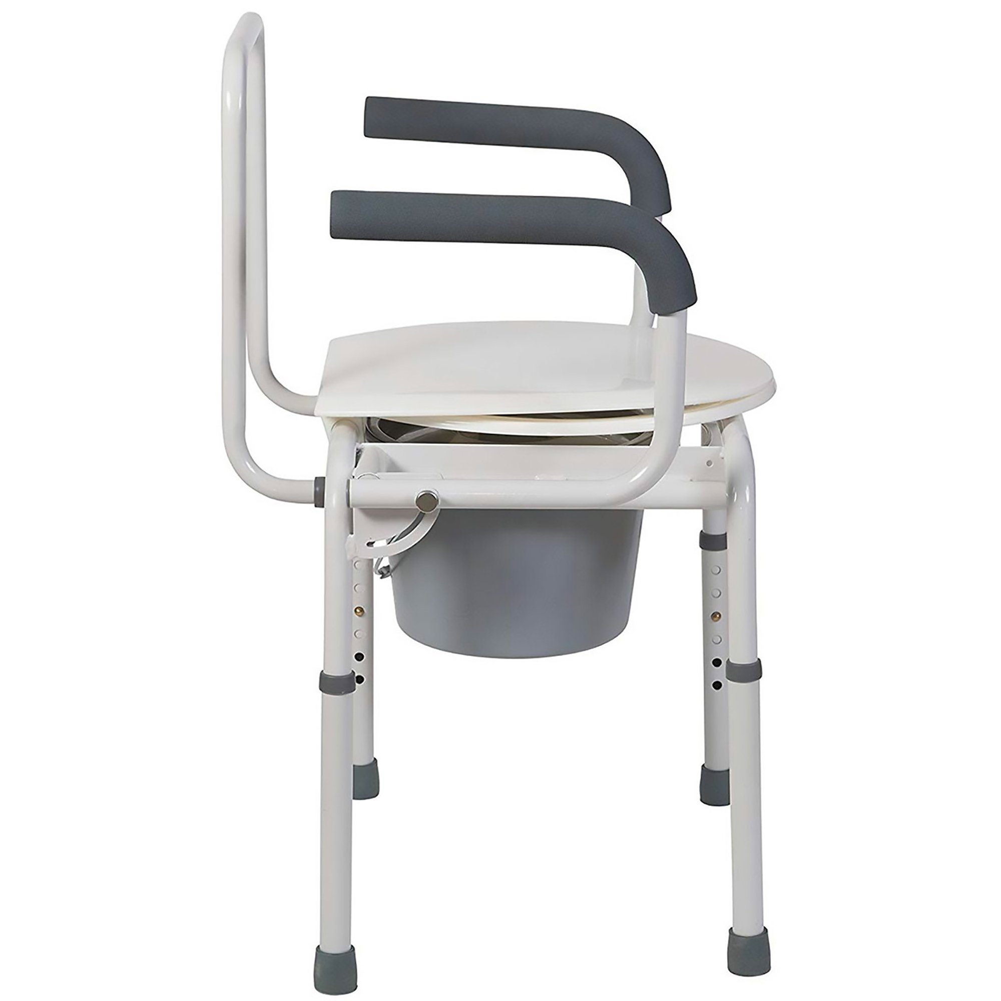 Mabis® Drop-Arm Steel Commode - Image 7