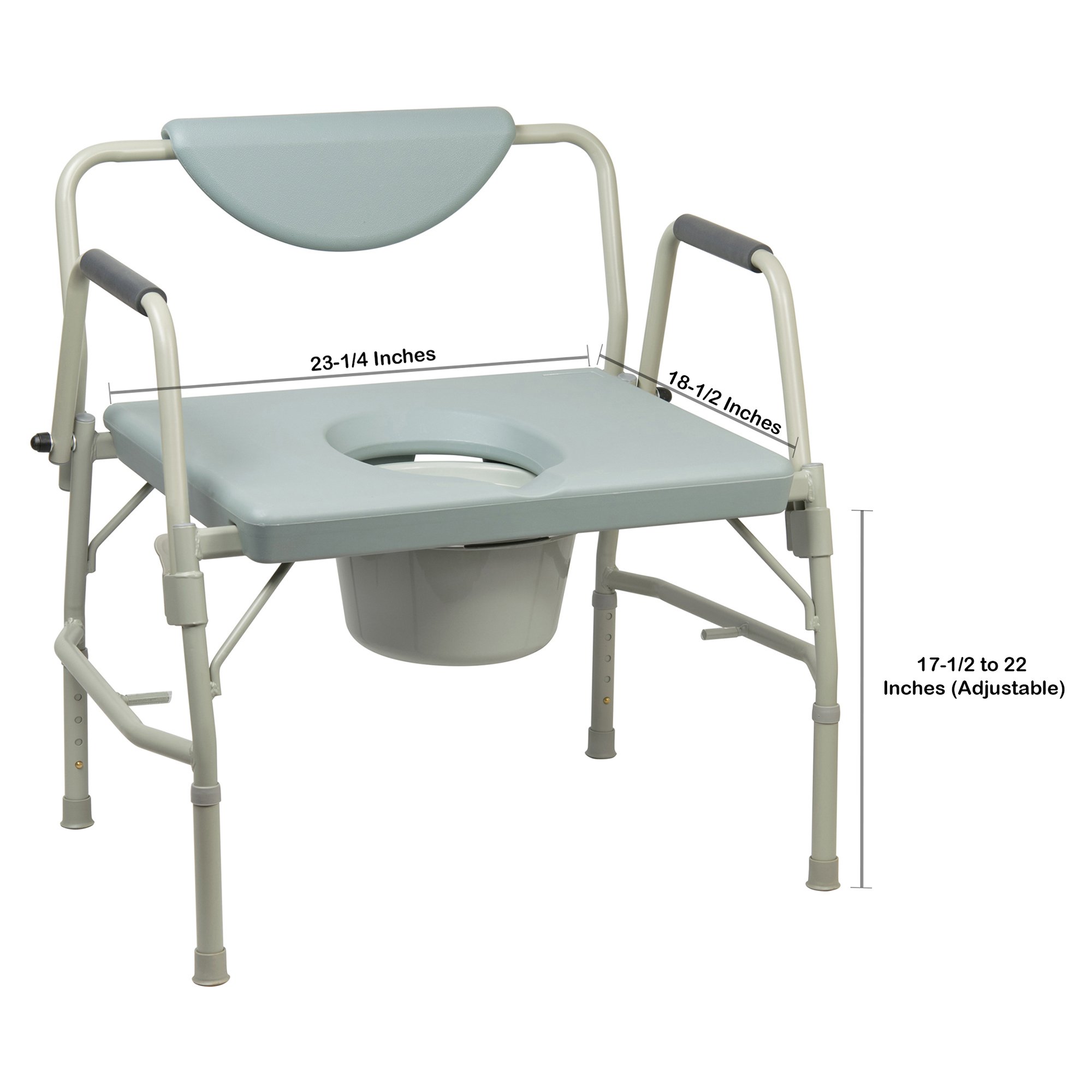 McKesson Bariatric Commode Chair - Image 5