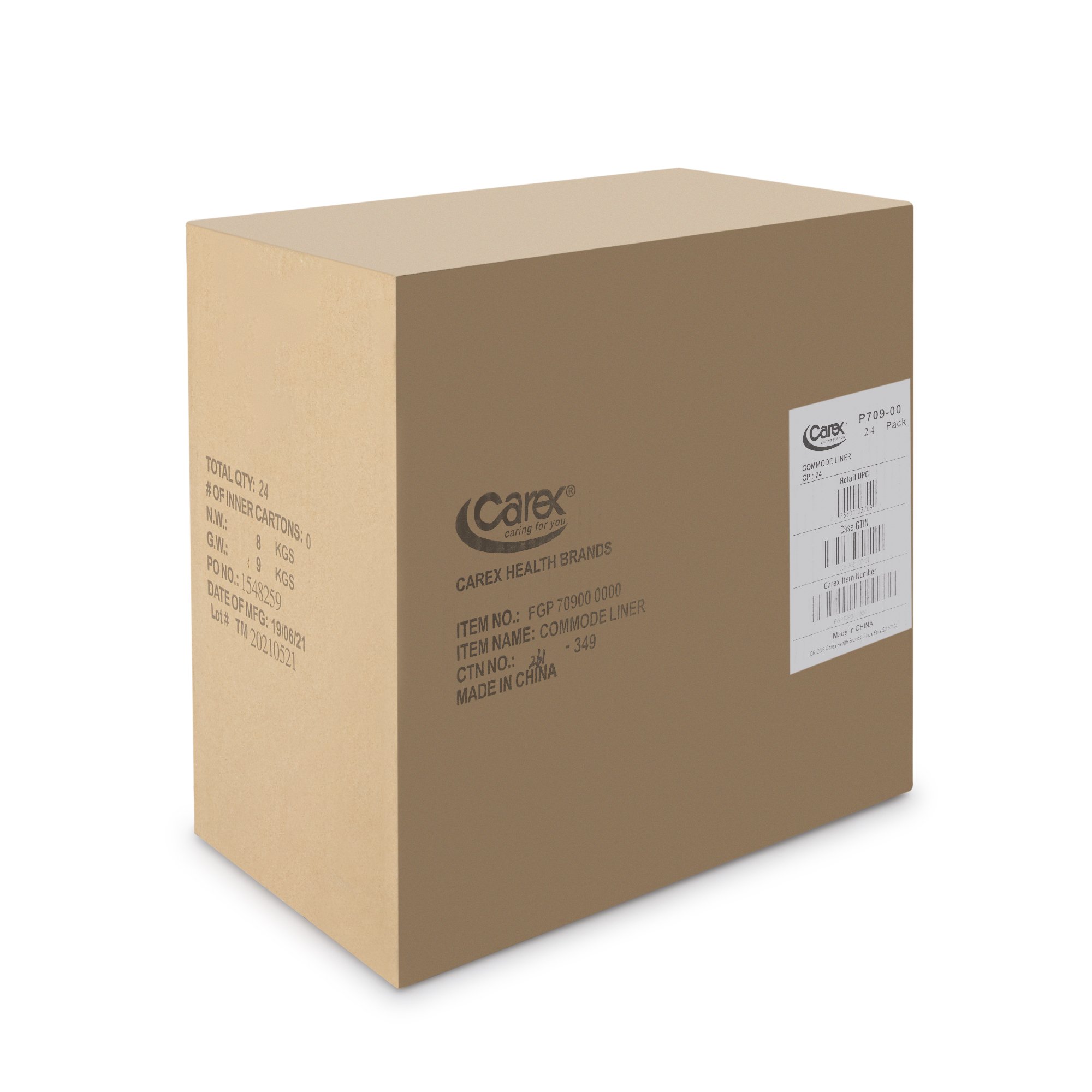 Carex® Commode Liner, 14 x 14 Inch - Image 5