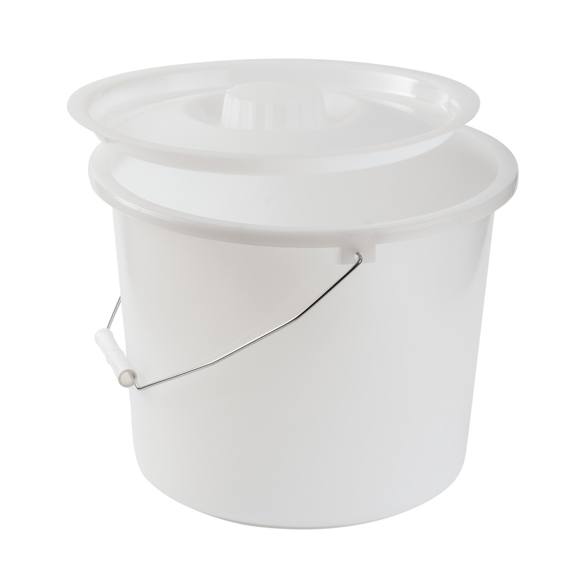 Mabis Healthcare Commode Pail with Lid - Image 2