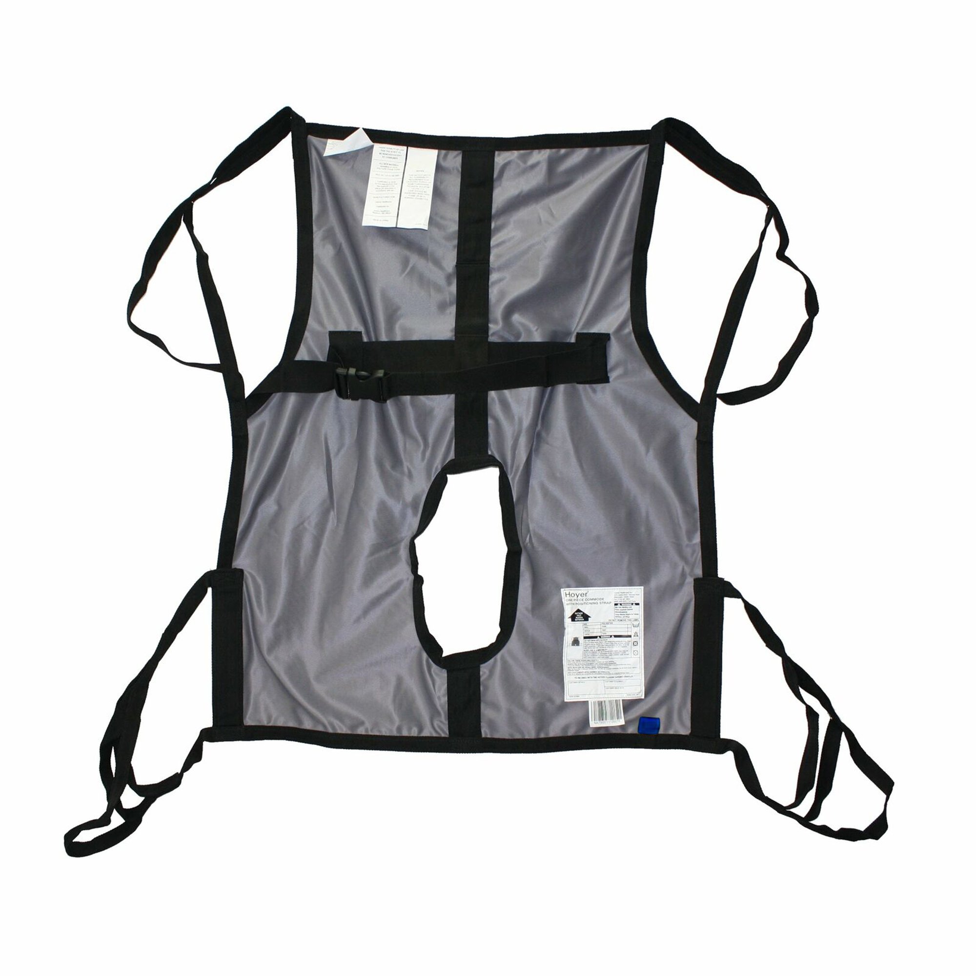Hoyer® One Piece Commode Sling without Head Support, Extra Large, 4 Point Cradle