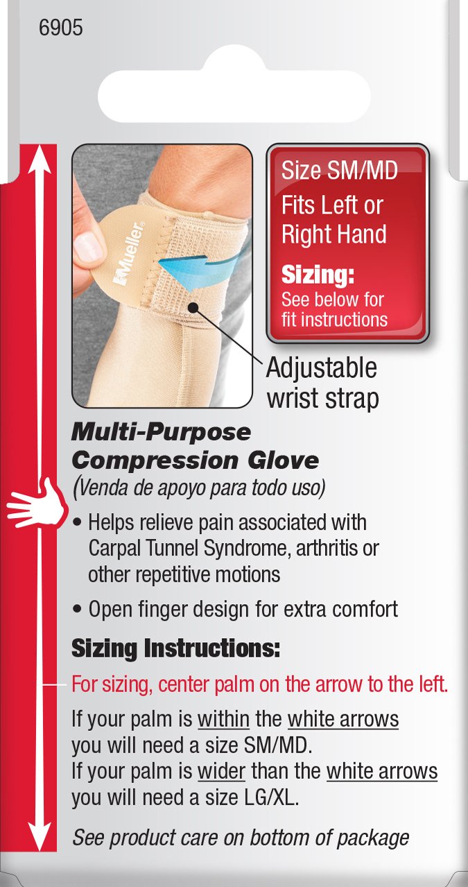 Mueller® Compression & Support Gloves Compression Glove - Image 2