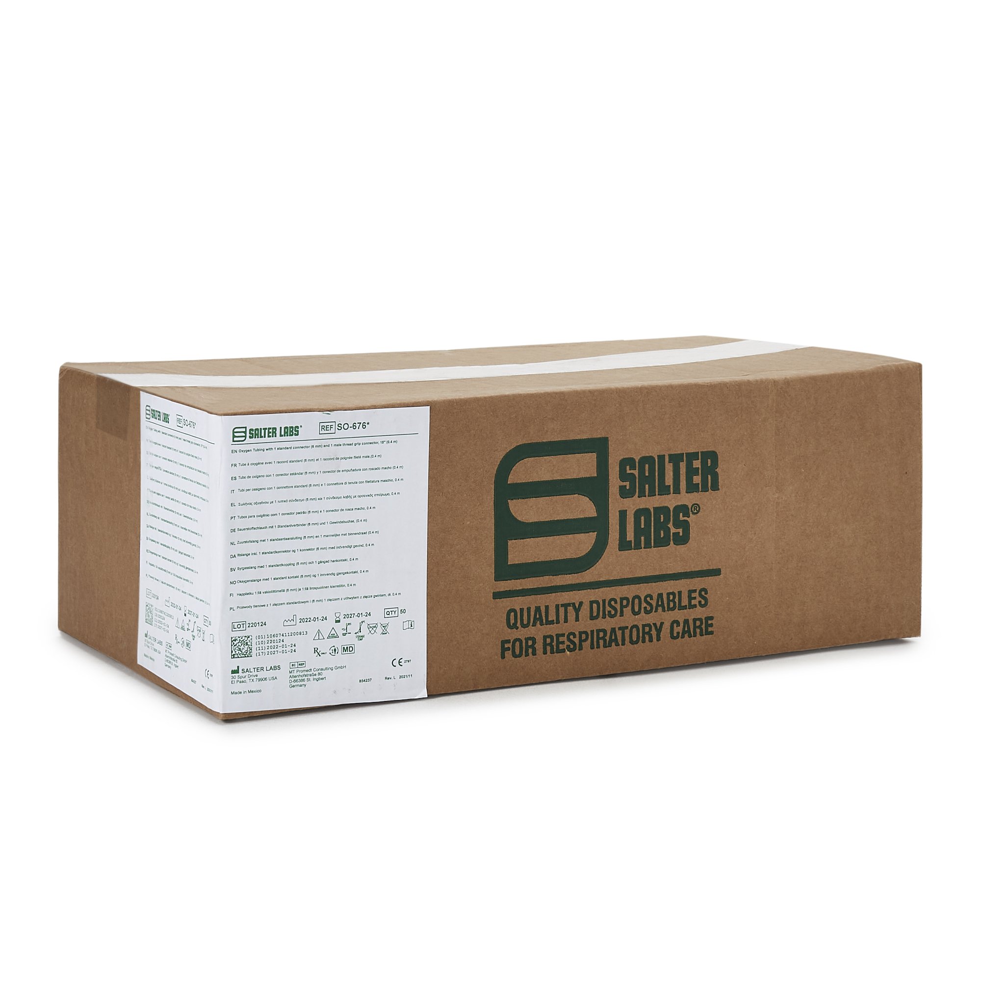 Salter Labs® Concentrator Humidifier Adapter Tubing, 15 in. - Image 3