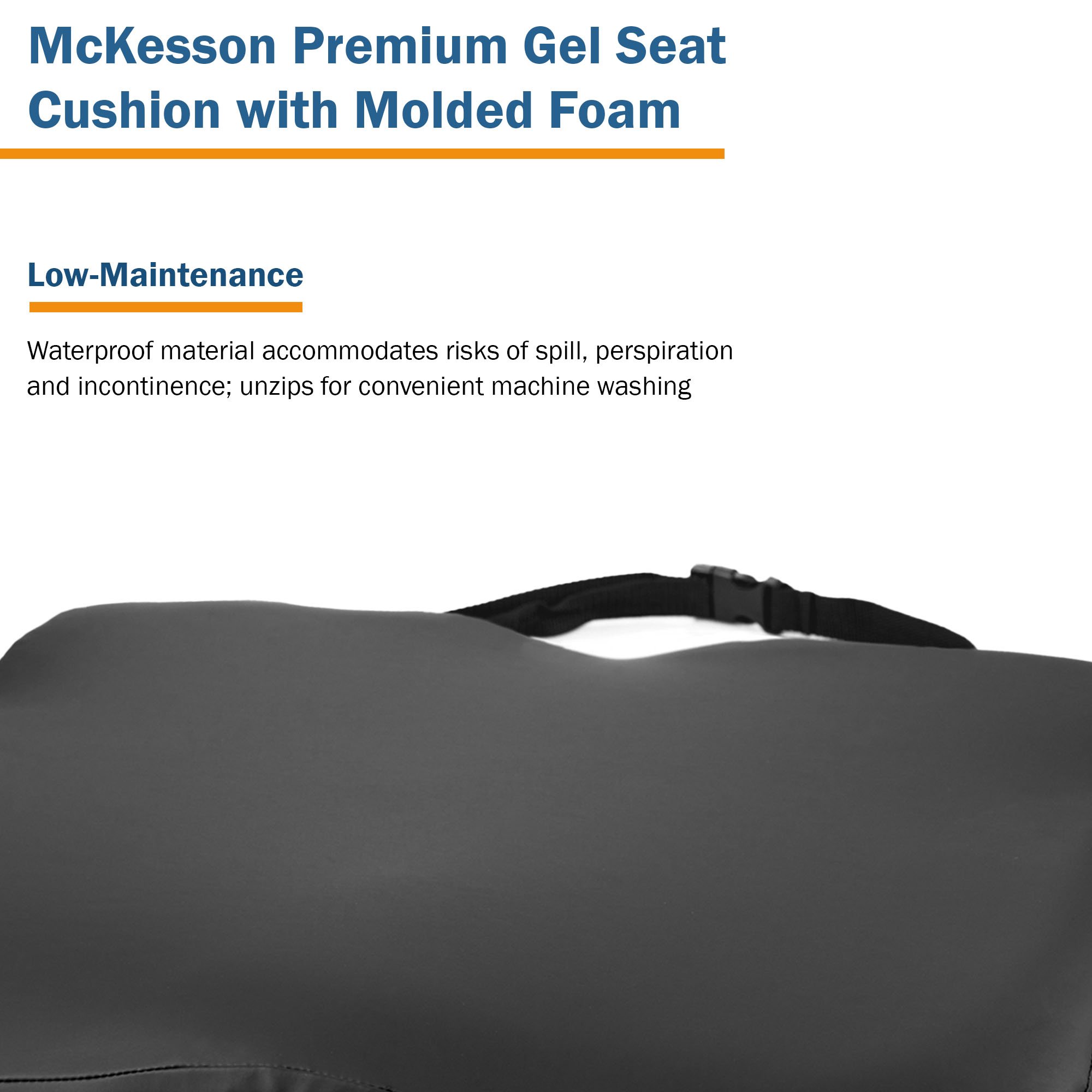 McKesson Premium Molded Foam Seat Cushion, 20 x 16 x 3 Inch - Image 5
