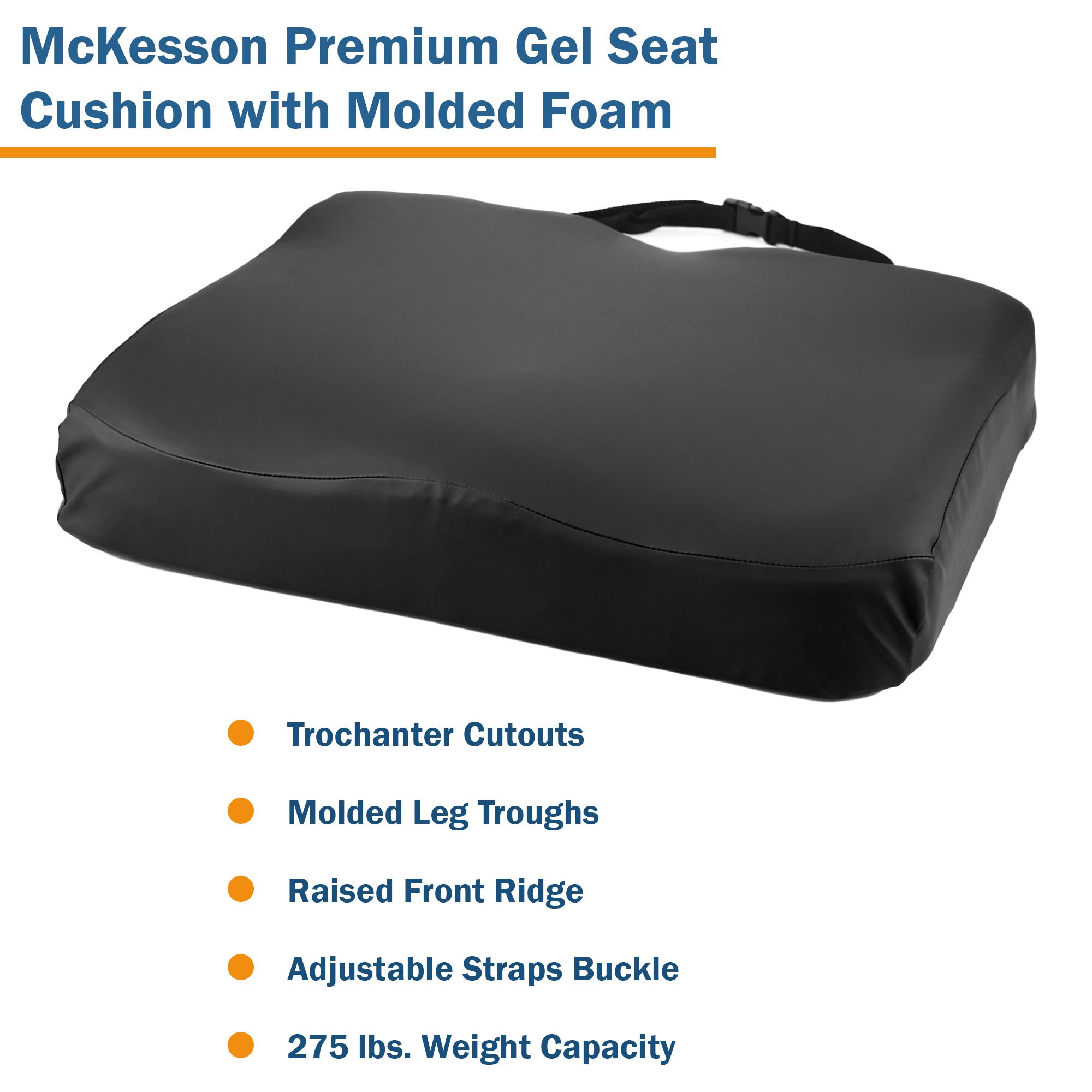 McKesson Premium Molded Foam Seat Cushion, 20 x 16 x 3 Inch - Image 6