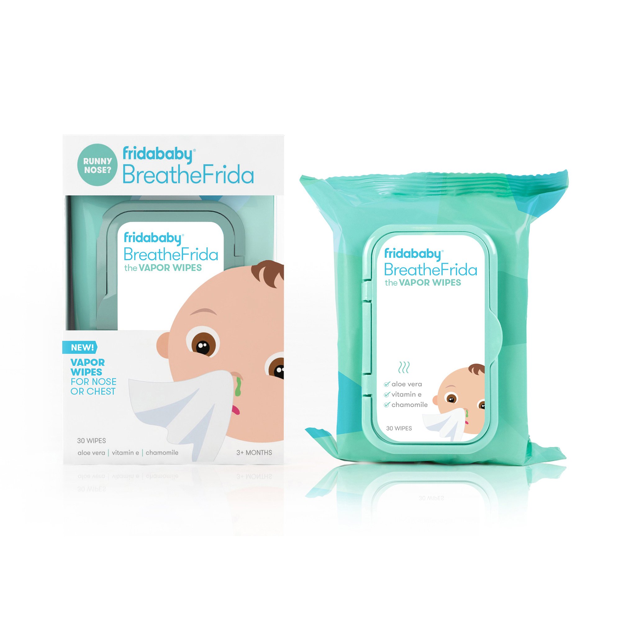 BreatheFrida™ the BoogerWiper Nose + Chest Wipes