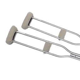 Hermell Crutch Cover And Hand Grips Set