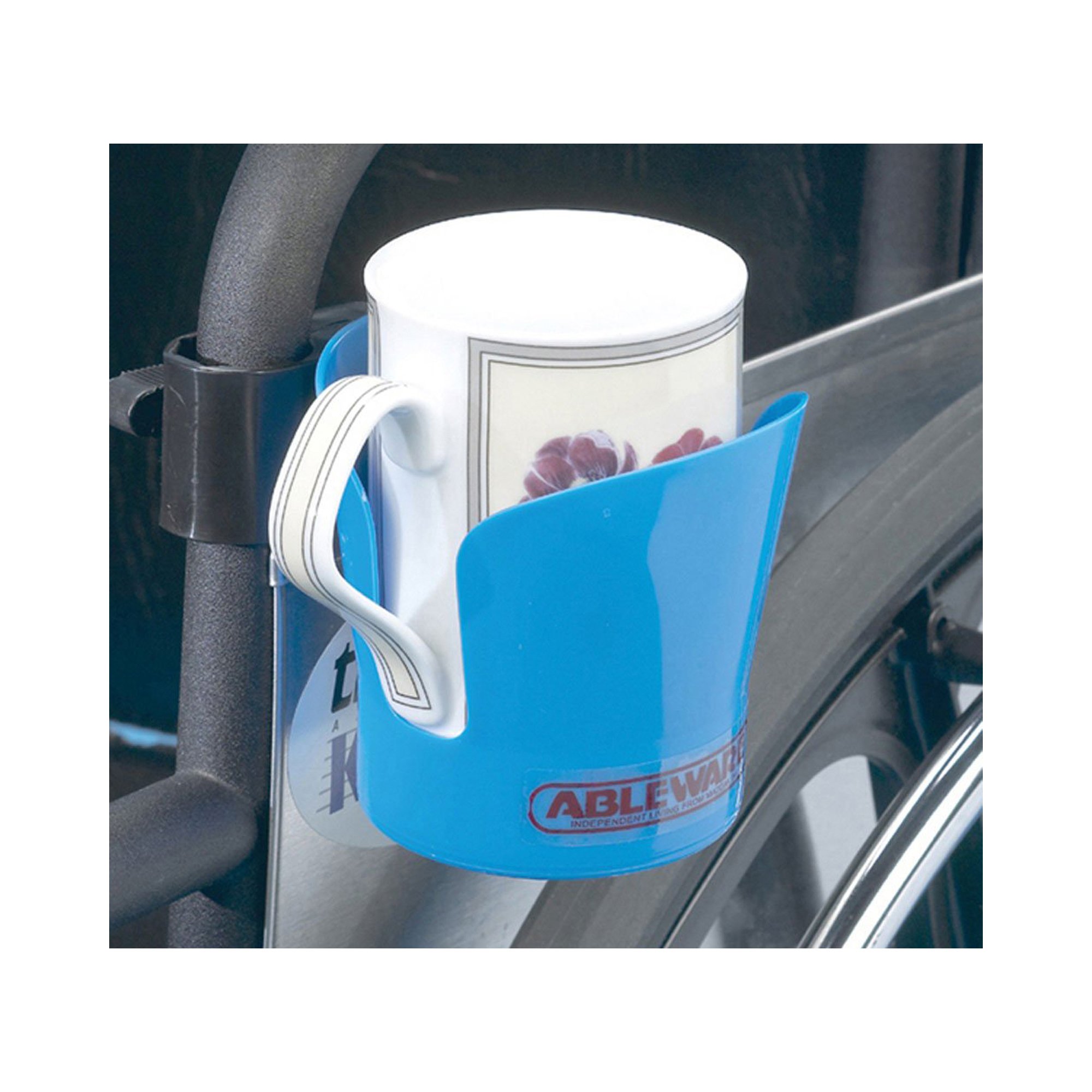 Maddak Cup Holder for Use with Wheelchair, 2.52-inch diameter x 5.98-inch height