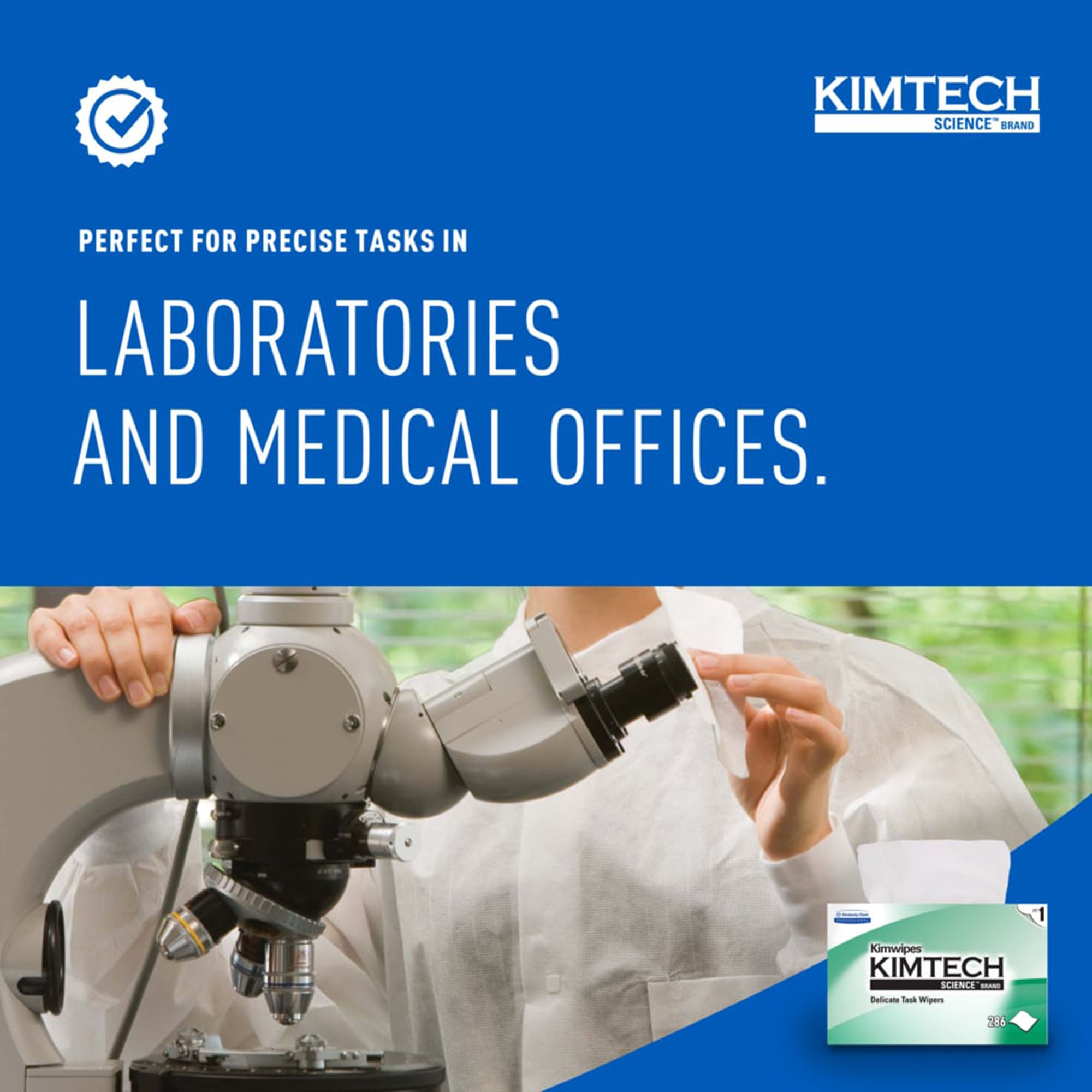 Kimtech Science™ Kimwipes™ Delicate Task Wipes, 1 Ply, 8.2 x 4.39 in - Image 8