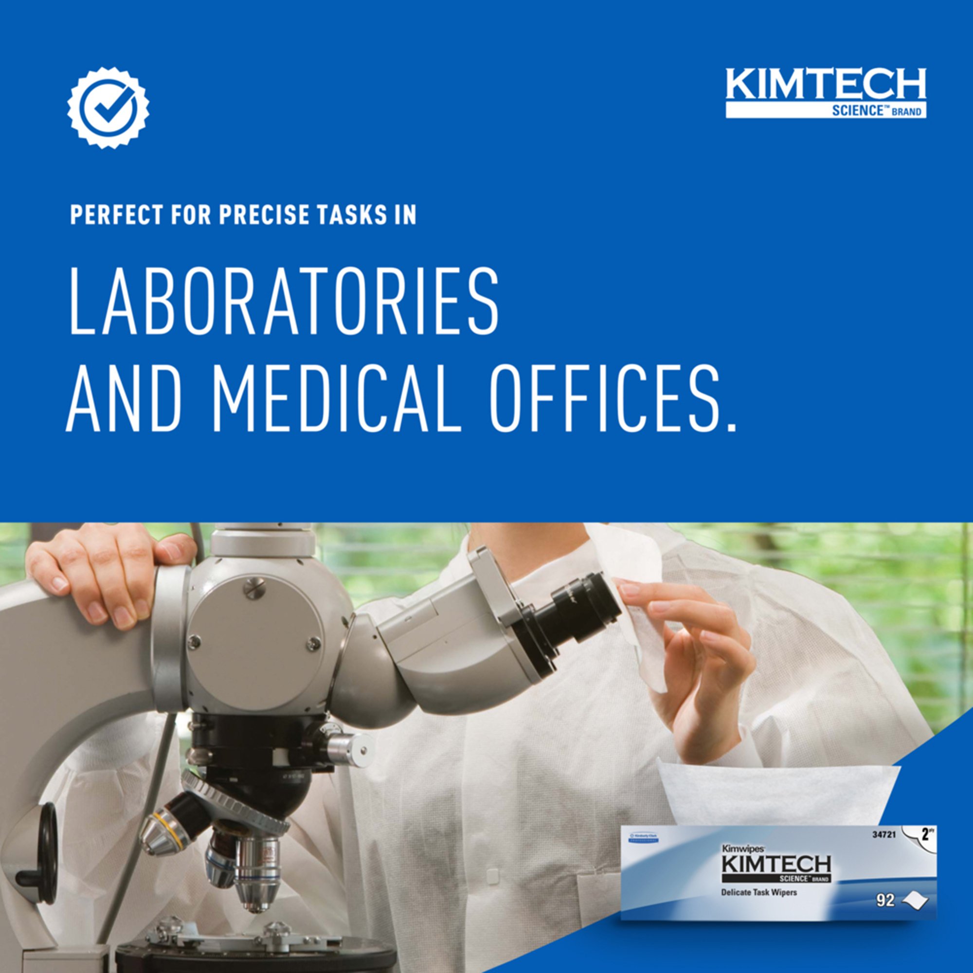 Kimtech Science™ Kimwipes™ Delicate Task Wipes, Two-Ply - Image 6