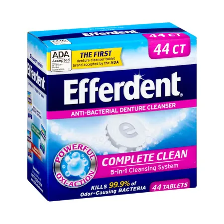 Efferdent® Denture Cleaner, 44 Tablets per Box
