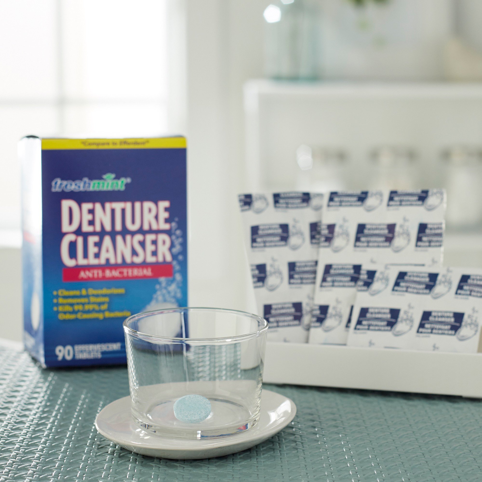freshmint® Denture Cleanser Anti-Bacterial Tablets - Image 6