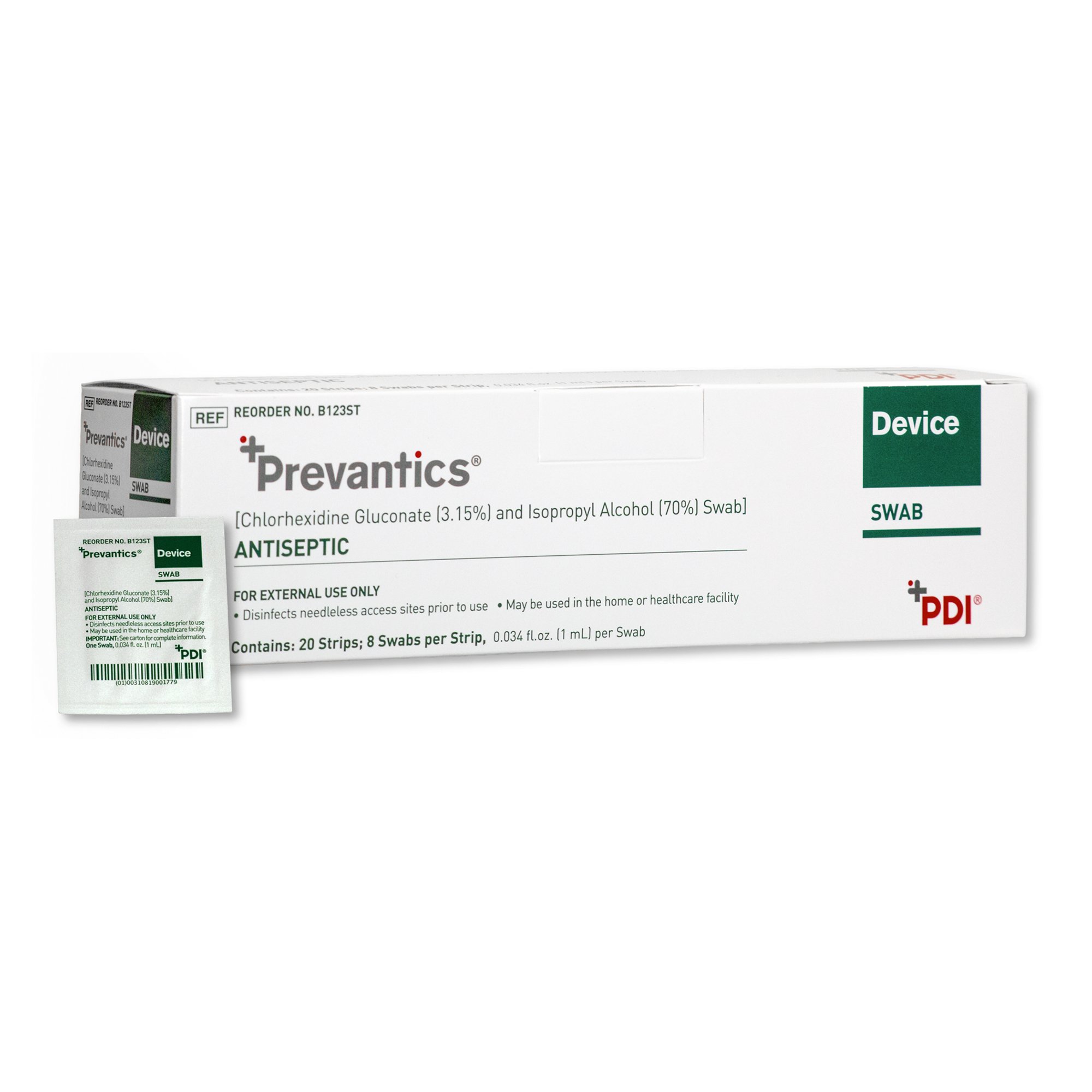Prevantics® Device Swab Strip