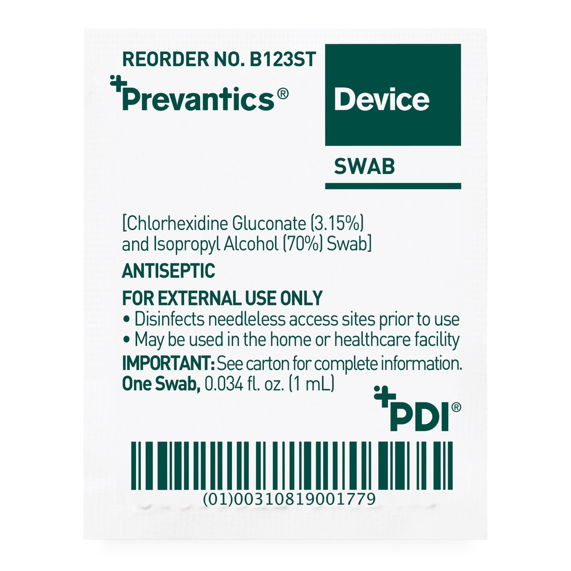 Prevantics® Device Swab Strip - Image 2