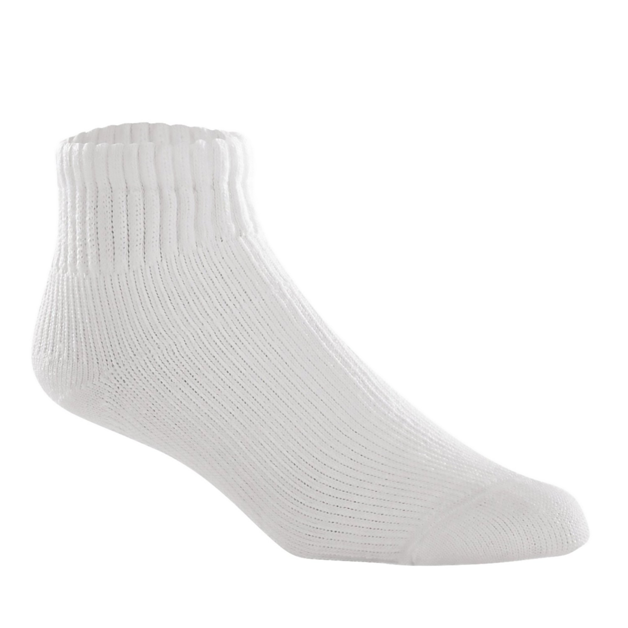 Jobst® SensiFoot Contoured Diabetic Sock, Medium, Crew, Closed Toe, White - Image 2
