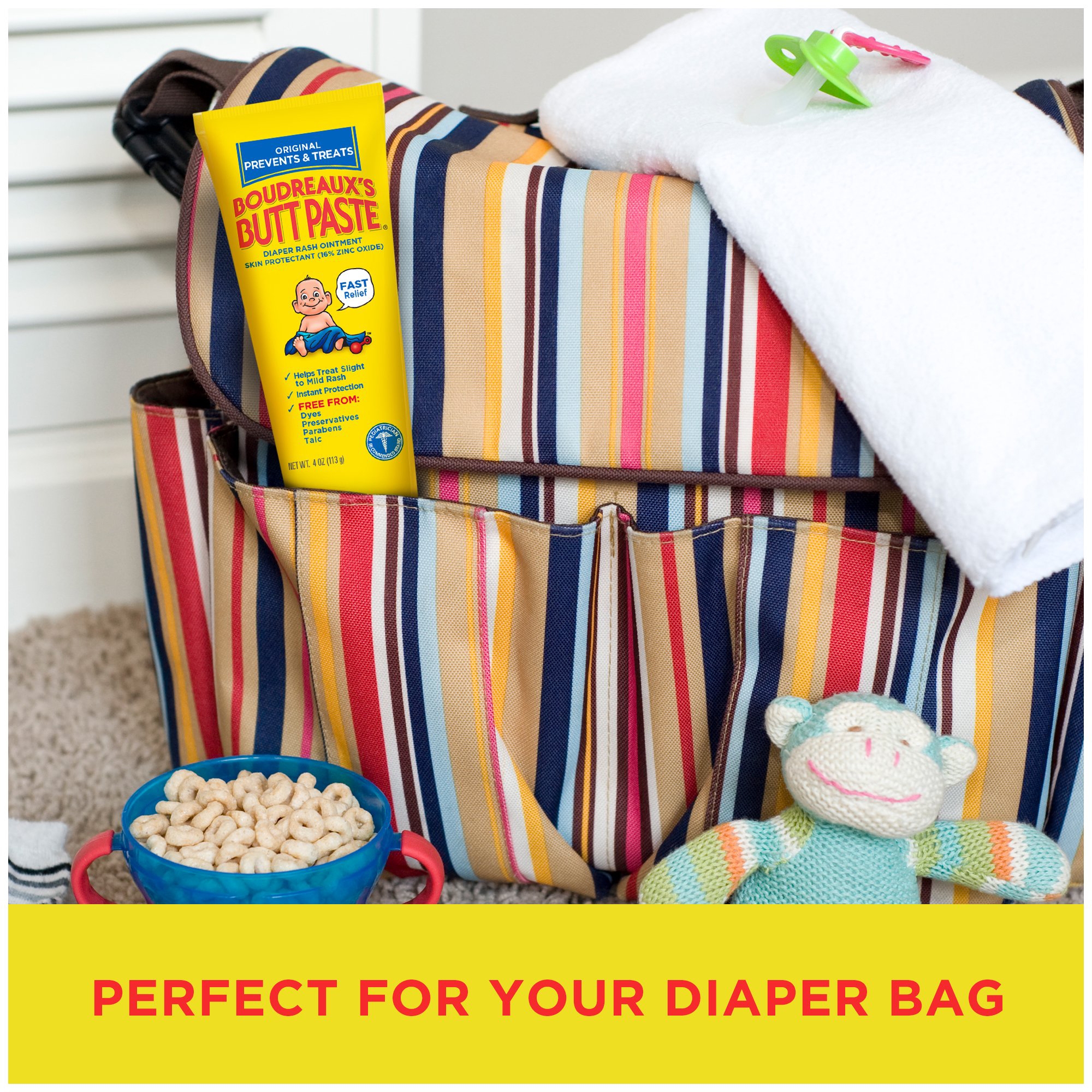 Boudreaux's Original Butt Paste Diaper Rash Treatment, 16% Zinc Oxide, 4 oz Tube - Image 7