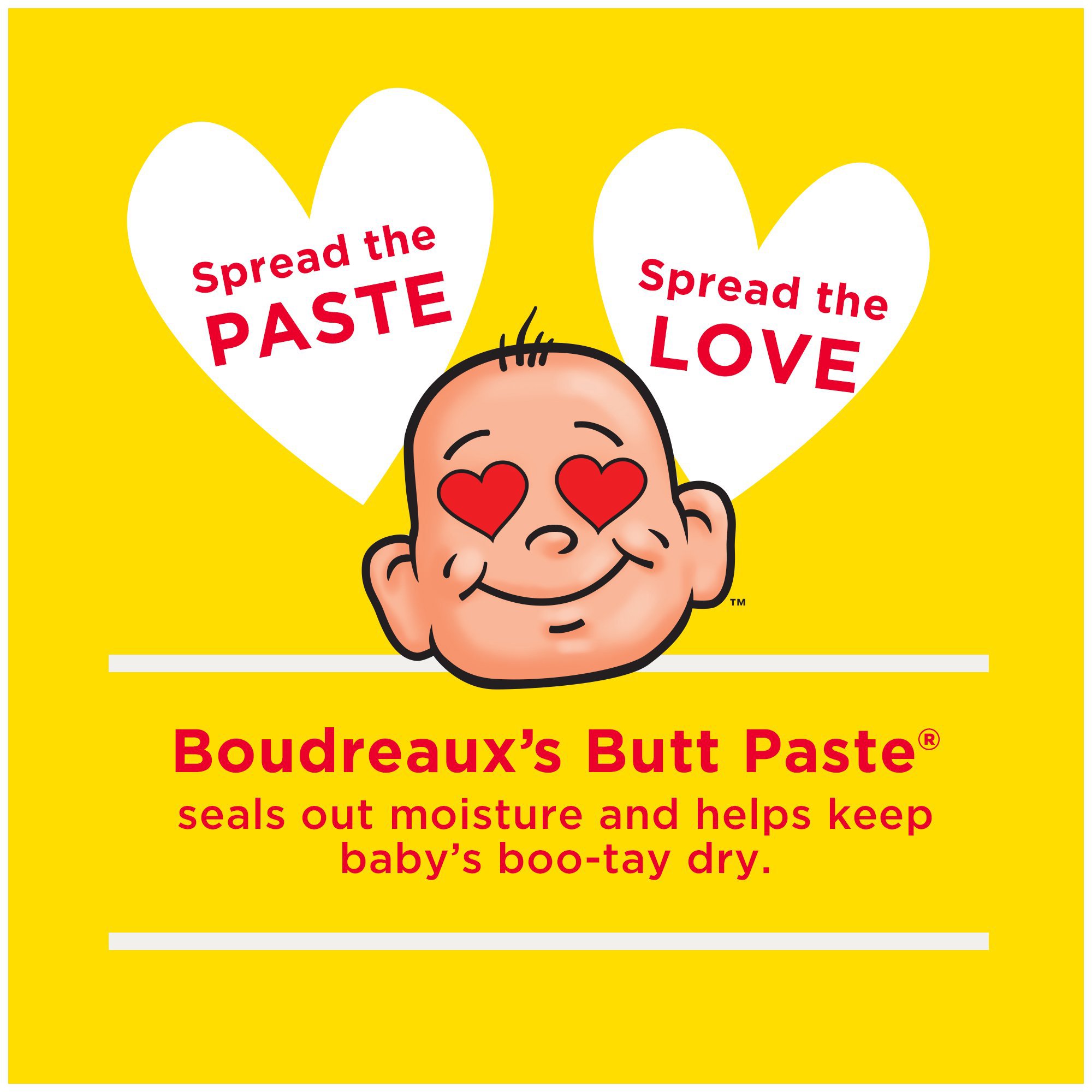 Boudreaux's Original Butt Paste Diaper Rash Treatment, 16% Zinc Oxide, 4 oz Tube - Image 8