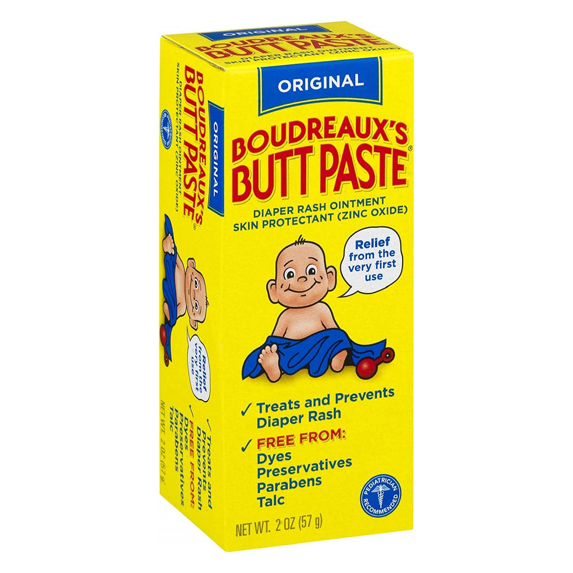 Boudreaux's Original Butt Paste Diaper Rash Treatment, Scented, 2-ounce tube - Image 2
