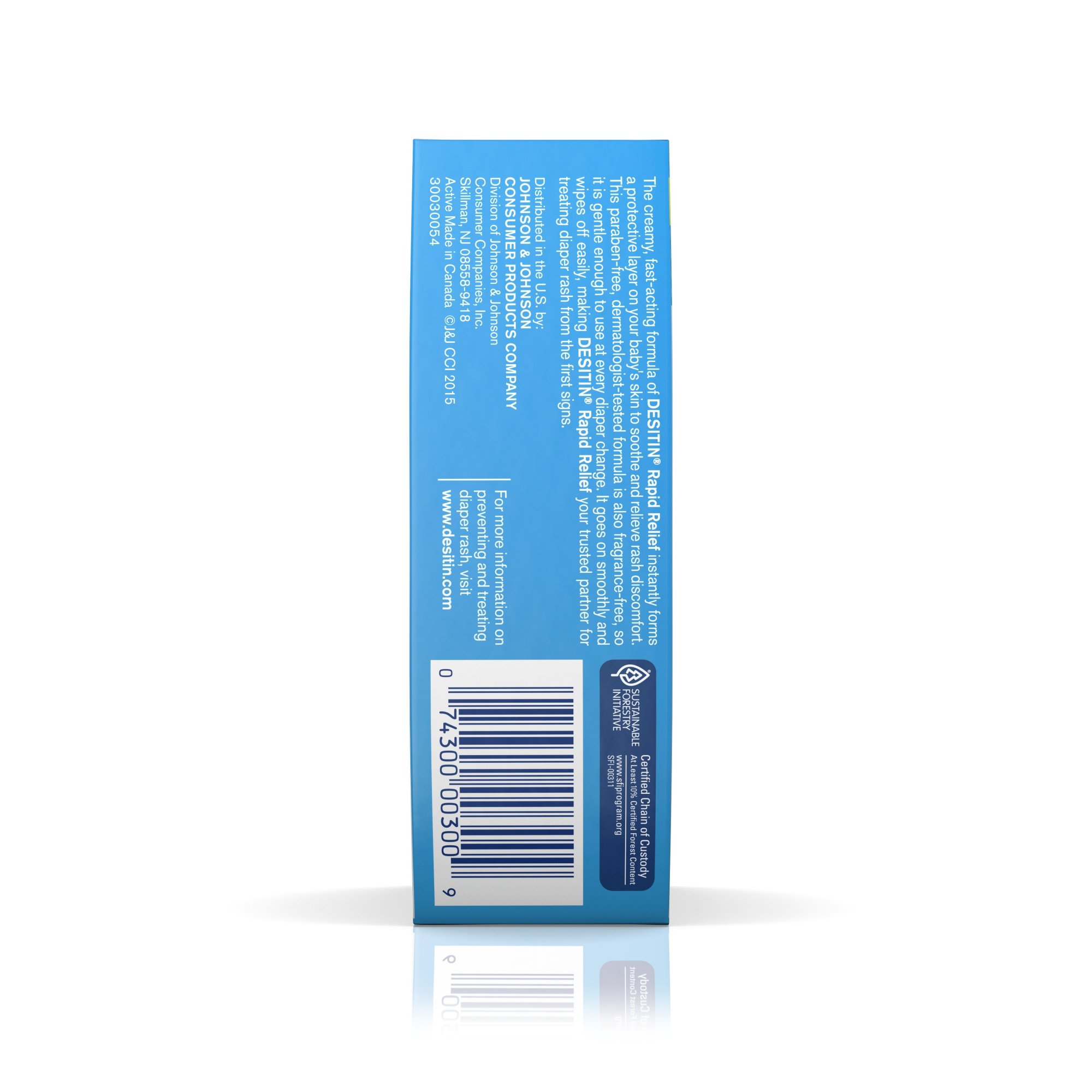 Desitin® Rapid Relief Scented Diaper Rash Treatment Cream, 2 oz. Tube - Image 3