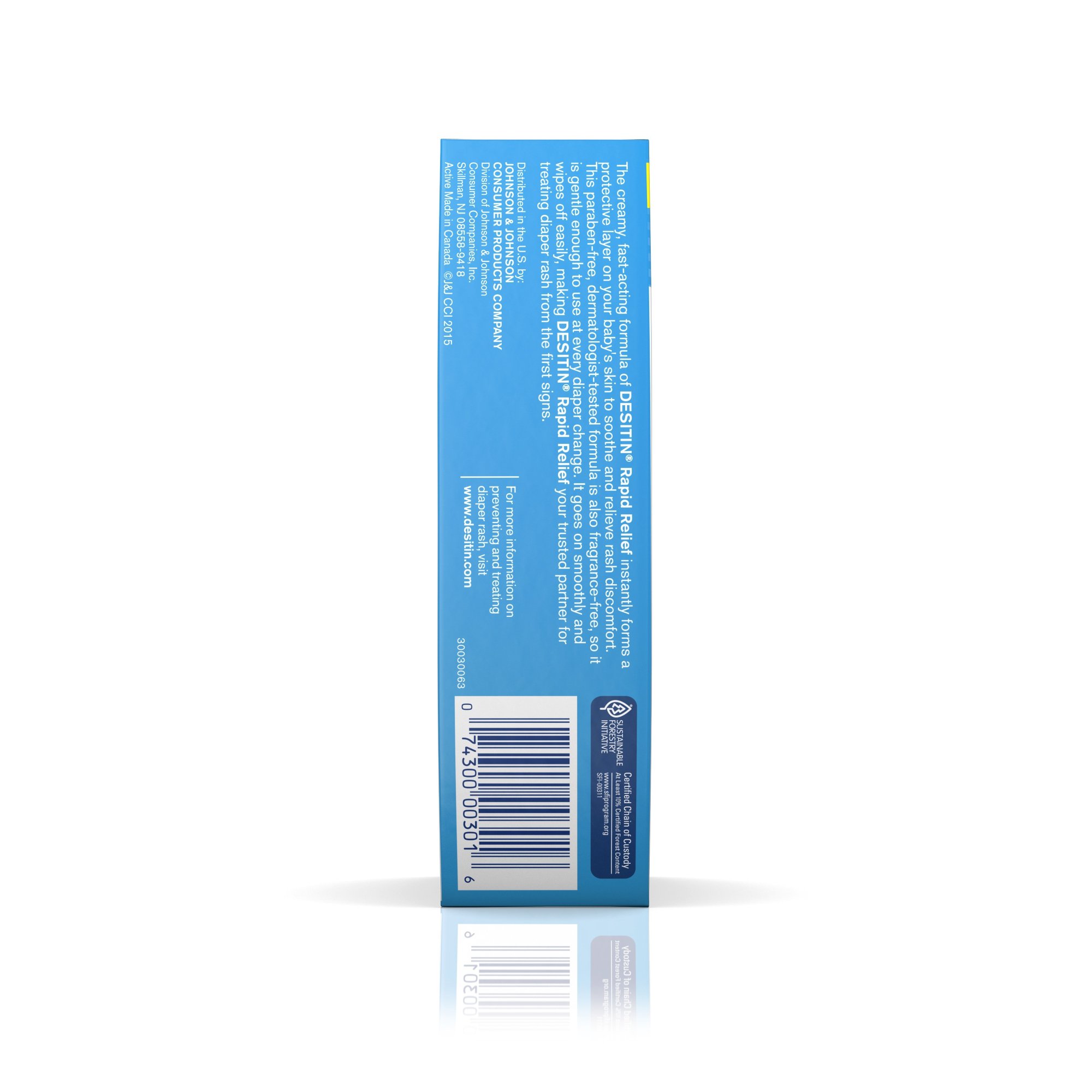 Desitin® Rapid Relief Scented Diaper Rash Treatment Cream, 4 oz. Tube - Image 3