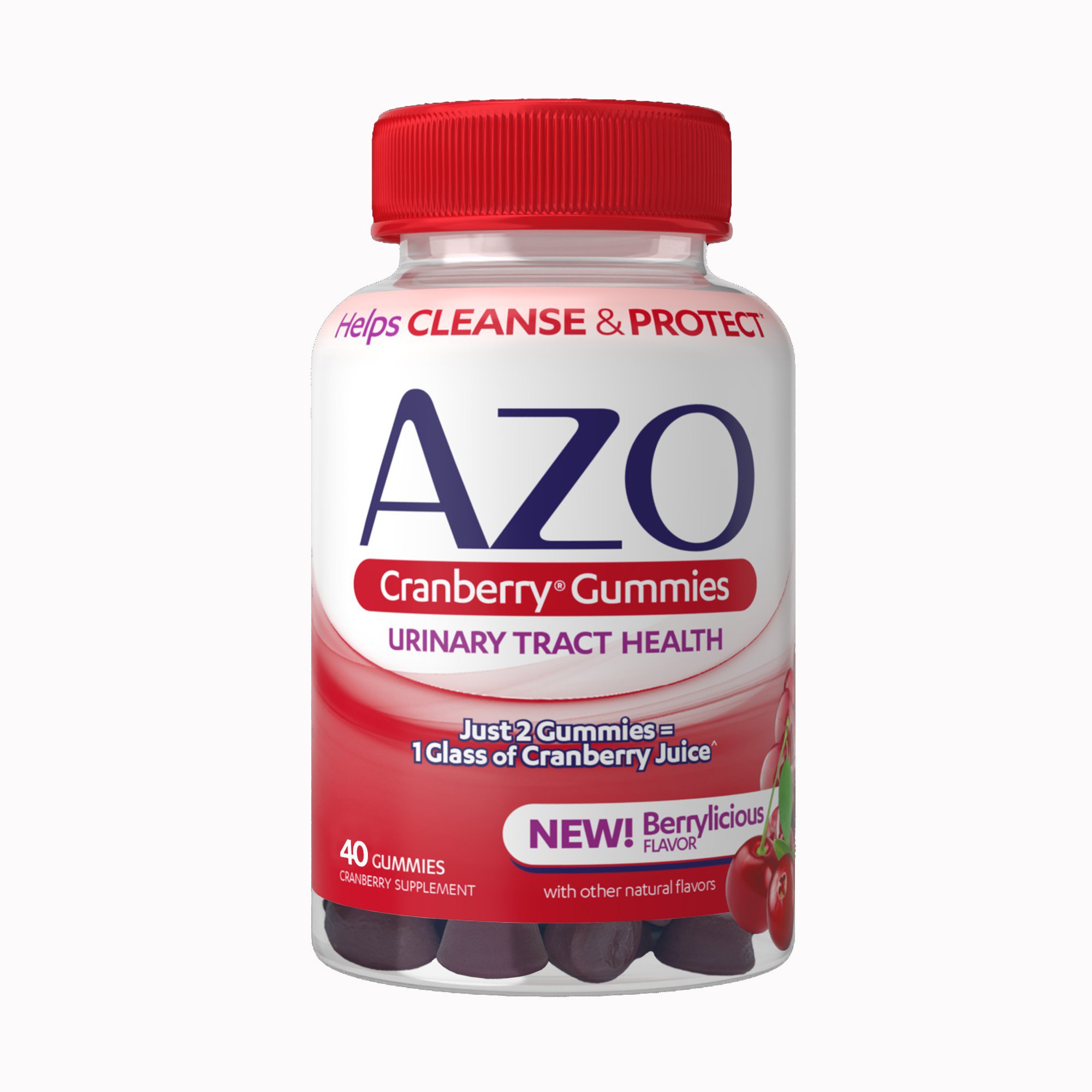 AZO® Cranberry, 40 Convenient Gummies in a Bottle - Image 2