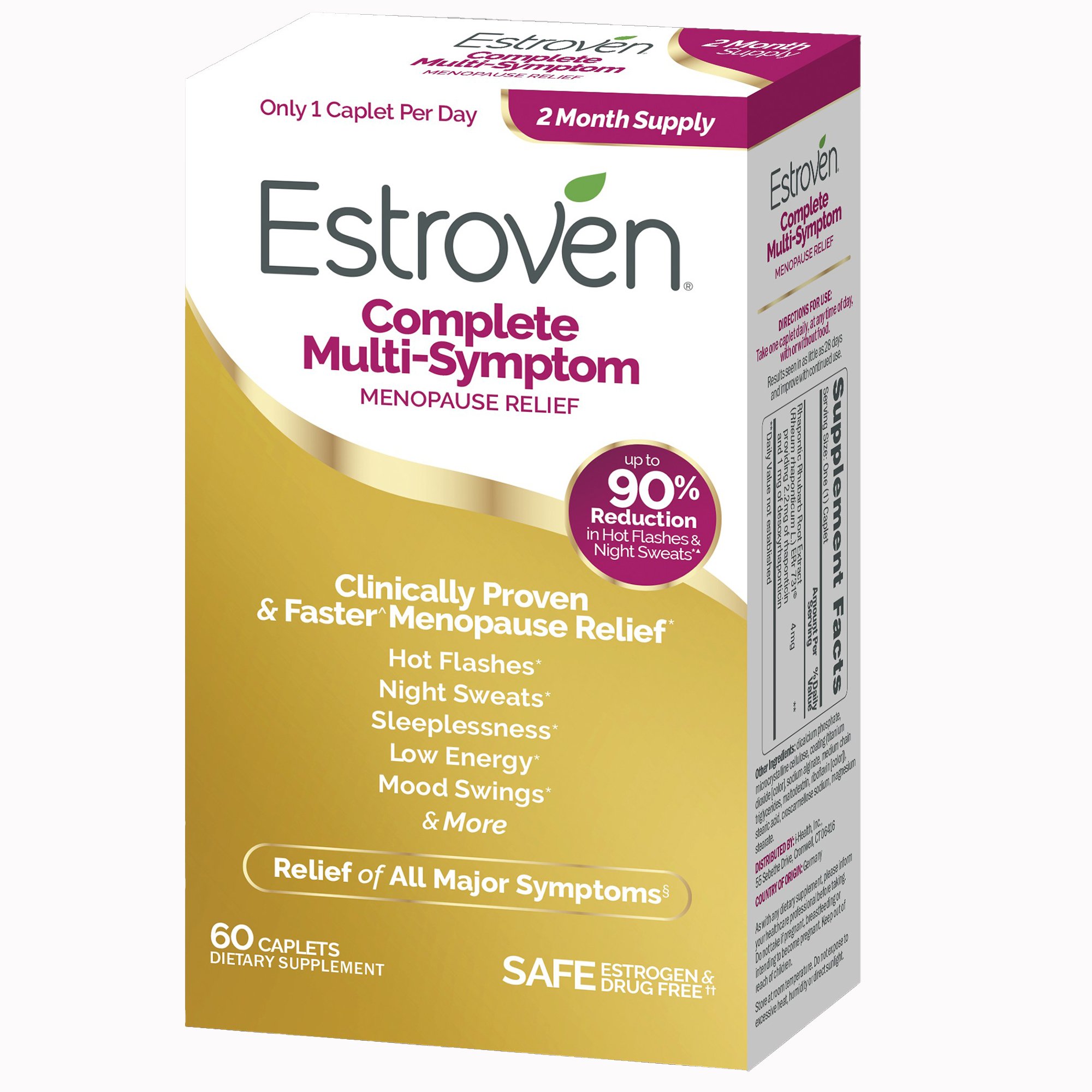 Estroven® Once Daily Complete Multi-Symptom Menopause Relief Caplets - Image 2