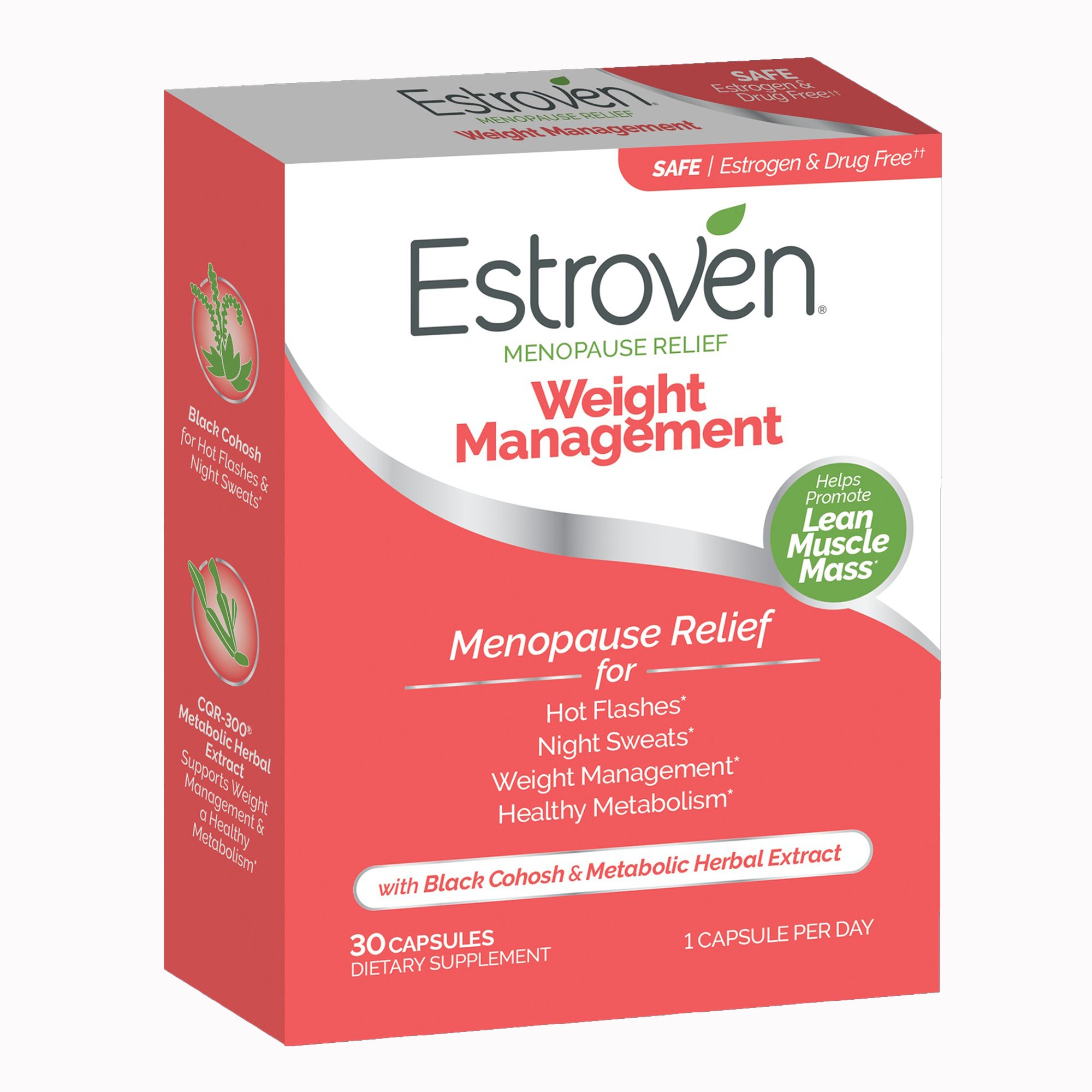 Estroven® Once Daily Menopause Relief Weight Management Capsules - Image 2