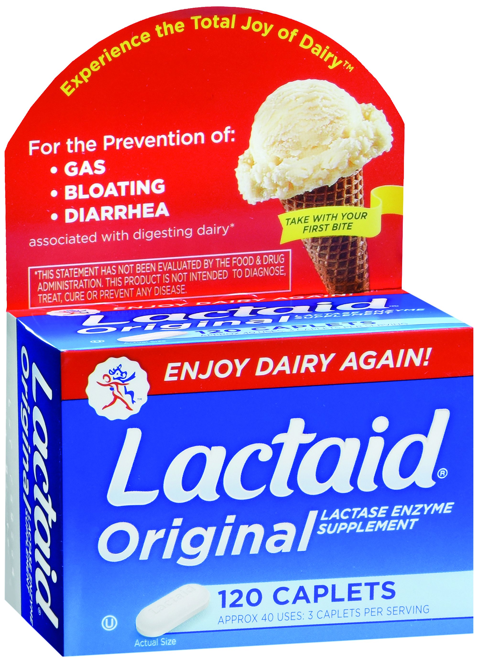 Lactaid® Original Lactase Enzyme Dietary Supplement - Image 2