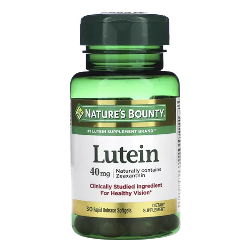 Nature's Bounty® Lutein 40 mg Dietary Supplement Softgels