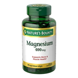 Nature's Bounty® Magnesium 400 mg Mineral Supplement Rapid Release Softgels