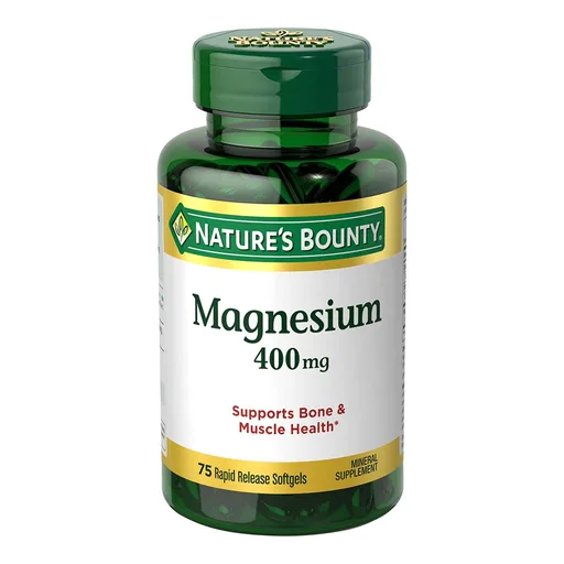 Nature's Bounty® Magnesium 400 mg Mineral Supplement Rapid Release Softgels