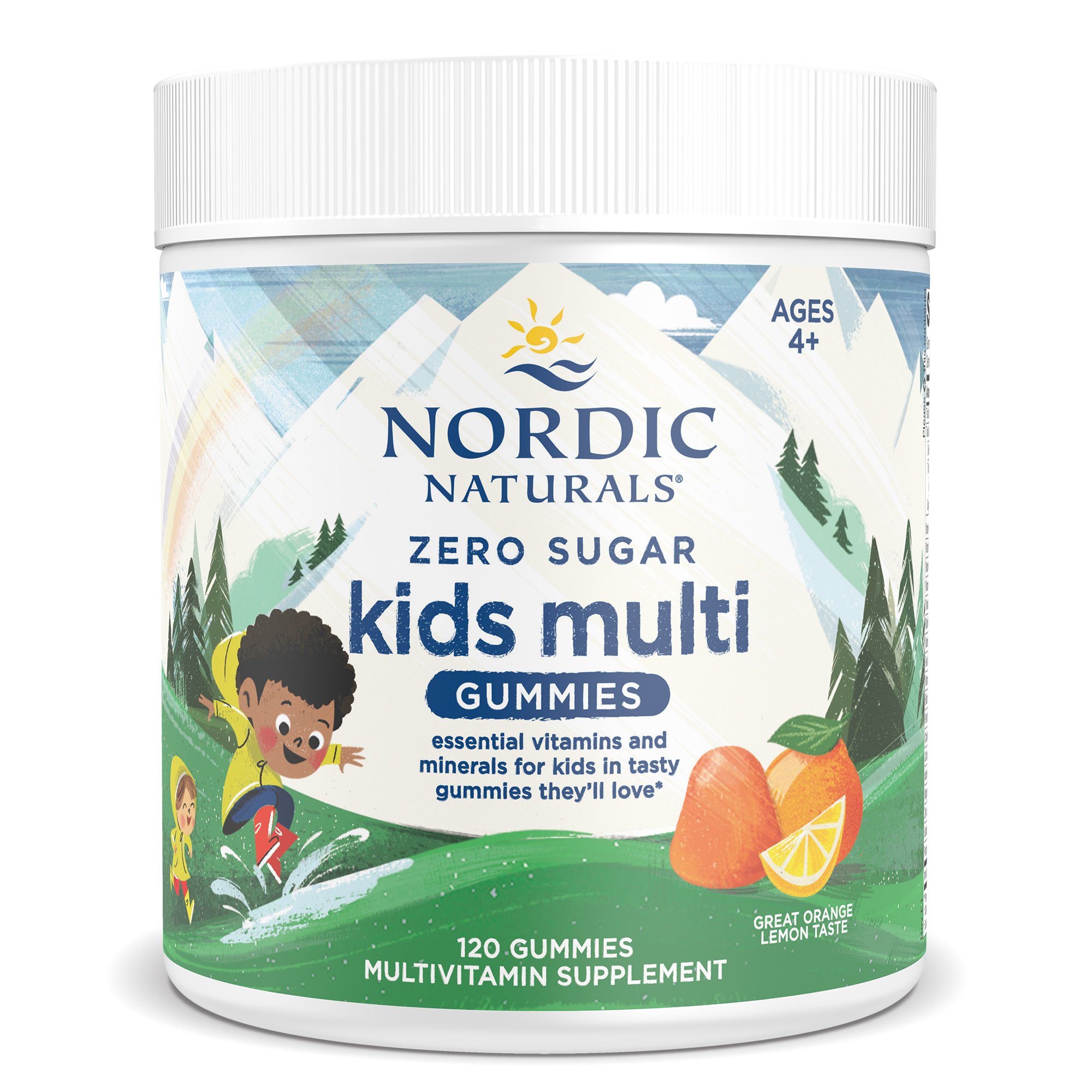 Nordic Naturals® Zero Sugar Kids Multi Dietary Supplement, Orange Lemon Flavor - Image 2