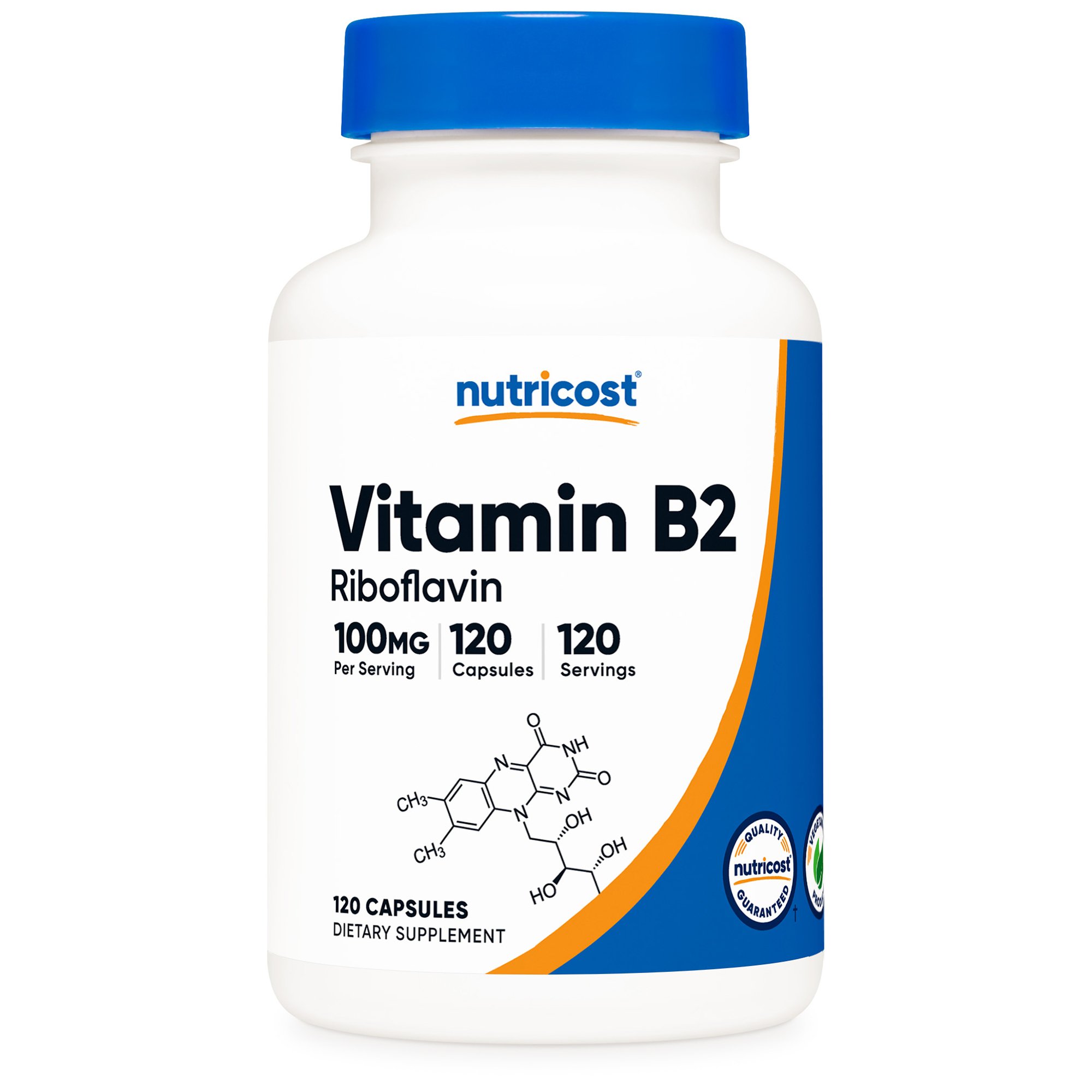 nutricost® Vitamin B2 Riboflavin Dietary Supplement - Image 2