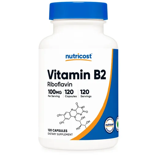 nutricost® Vitamin B2 Riboflavin Dietary Supplement