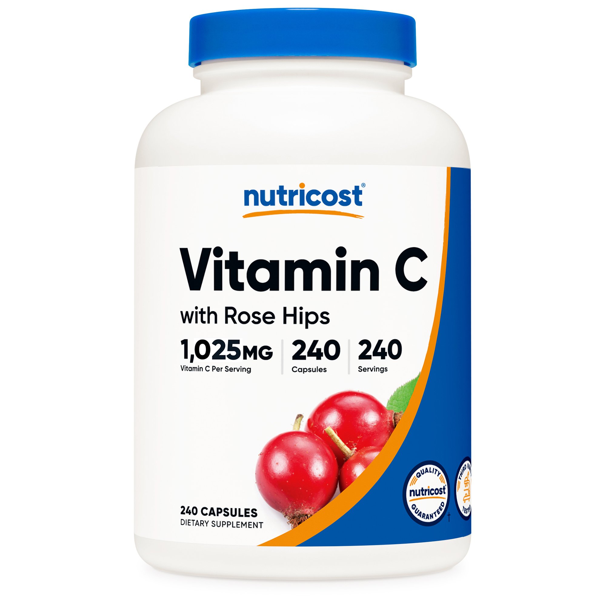 nutricost® Vitamin C with Rose Hips Dietary Supplement - Image 2