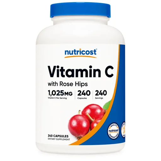nutricost® Vitamin C with Rose Hips Dietary Supplement