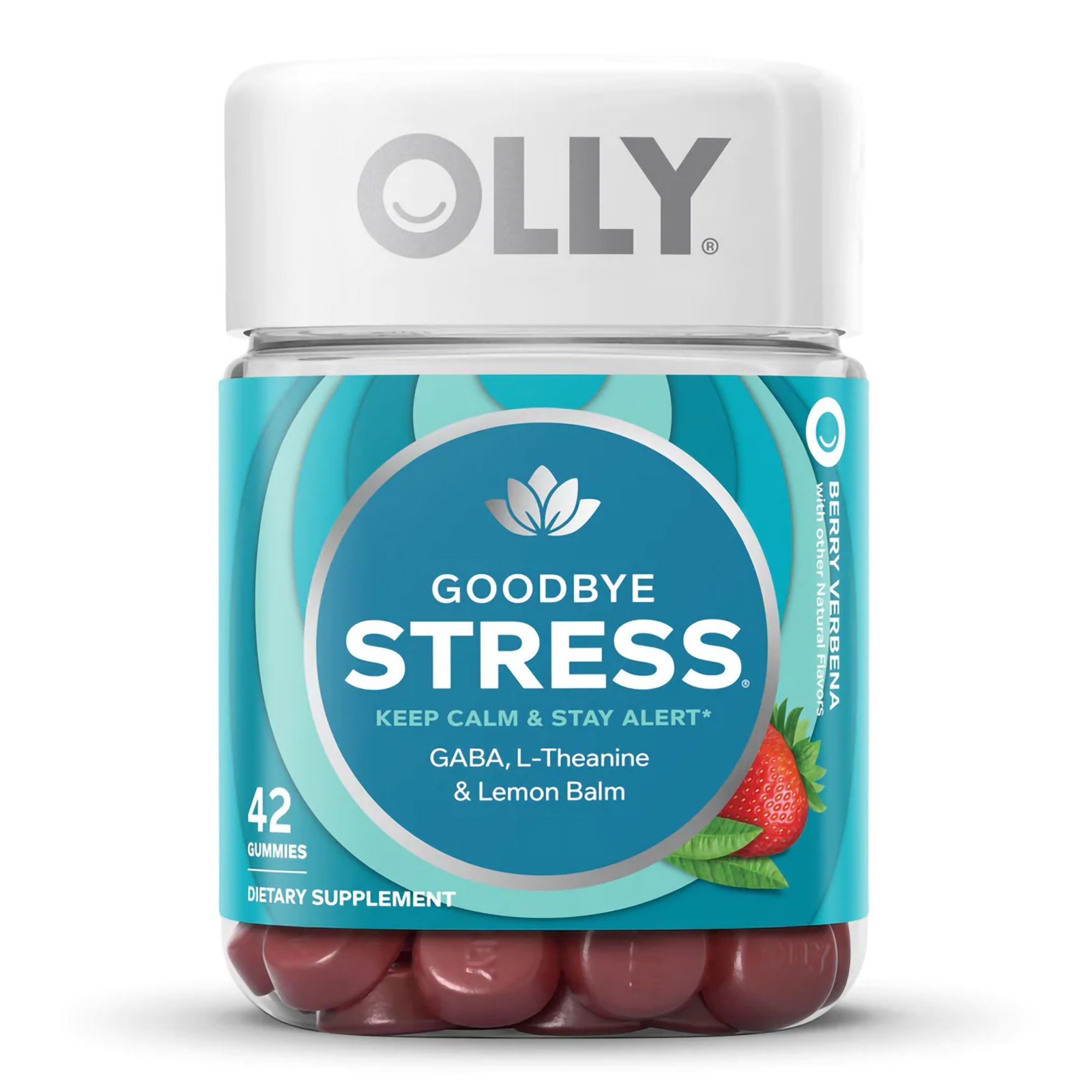 Olly Goodbye Stress Gummies, Berry Verbena - Image 2